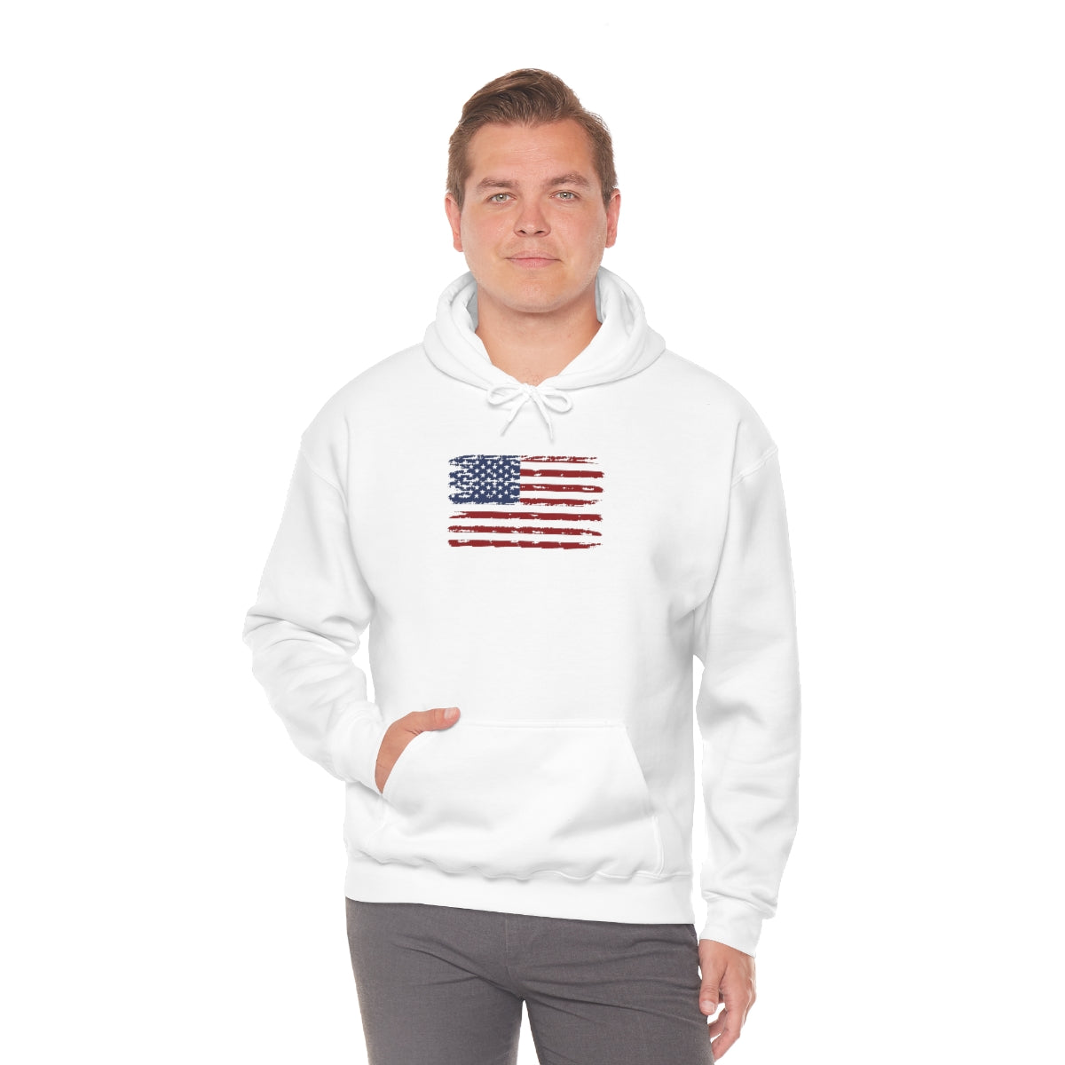 American Flag Hooded Sweatshirt