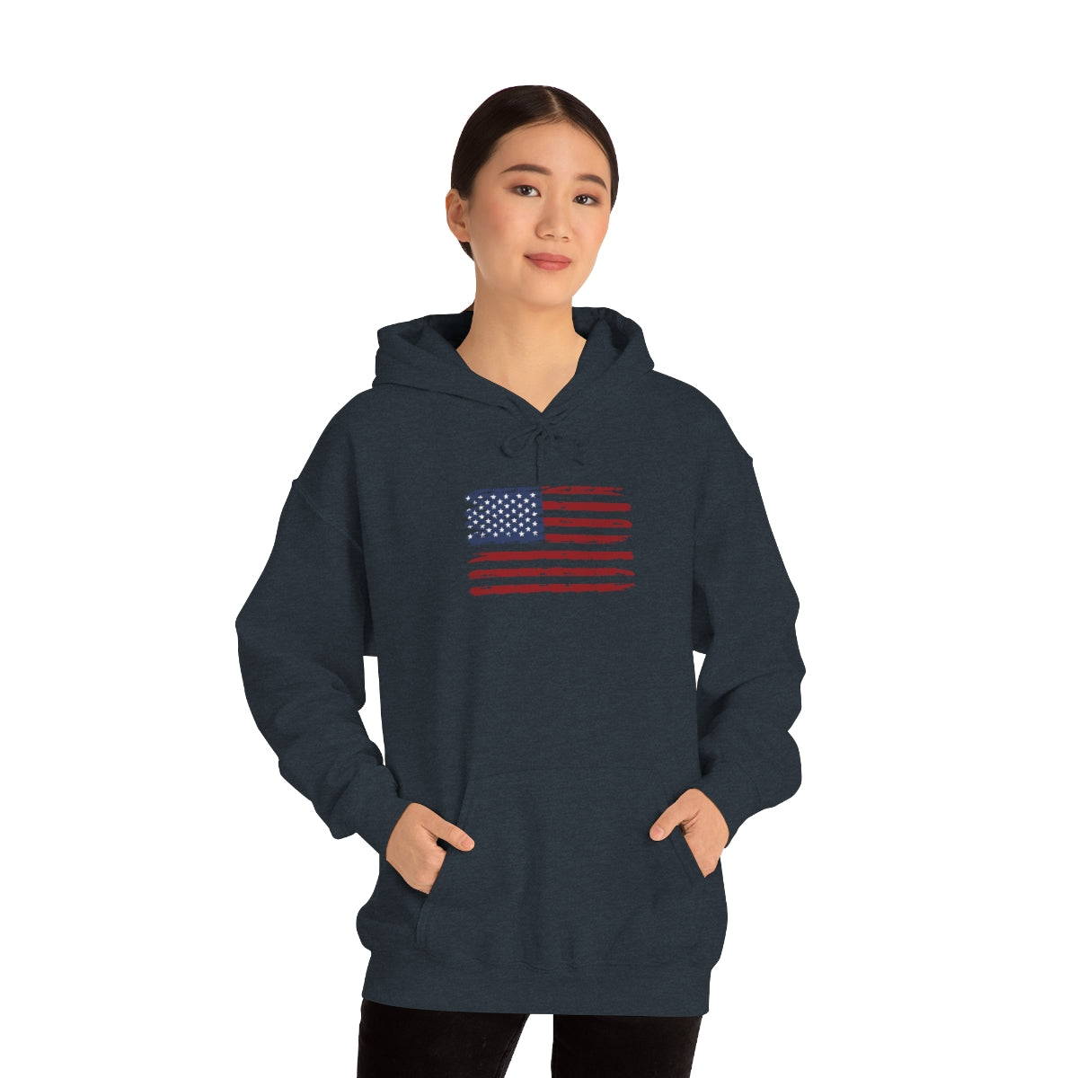 American Flag Hooded Sweatshirt