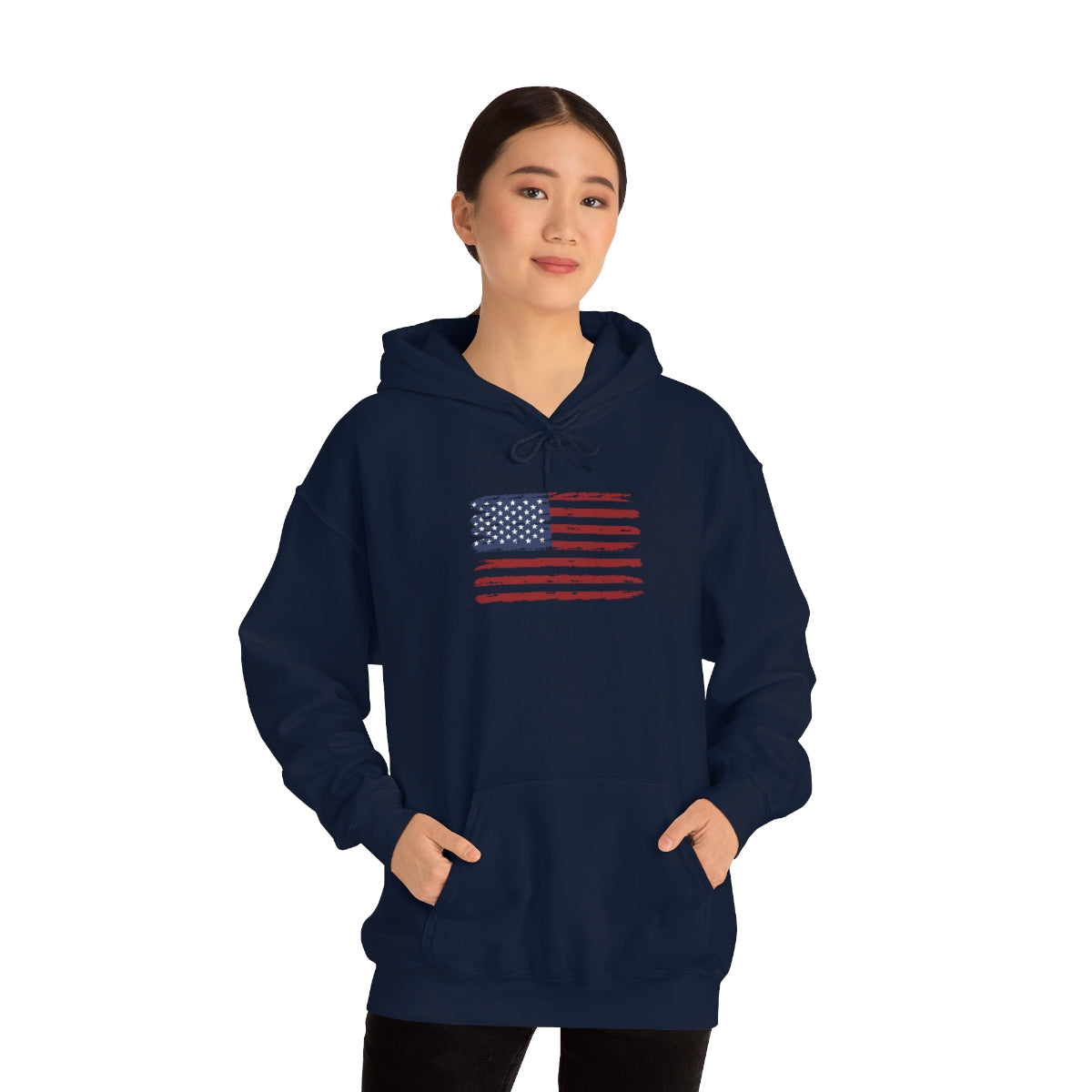 American Flag Hooded Sweatshirt