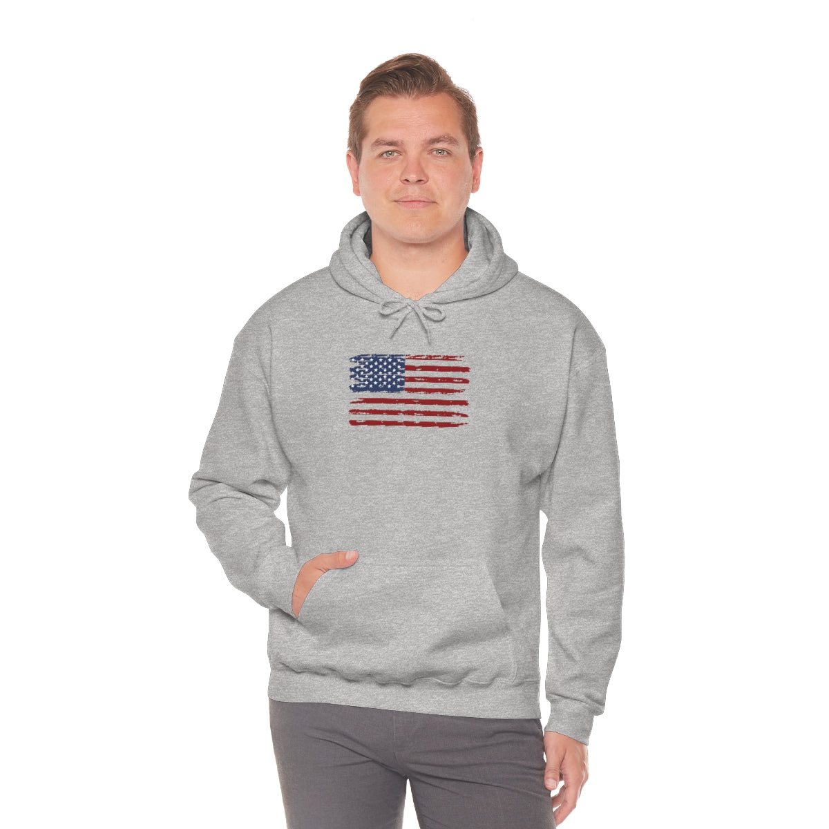 American Flag Hooded Sweatshirt