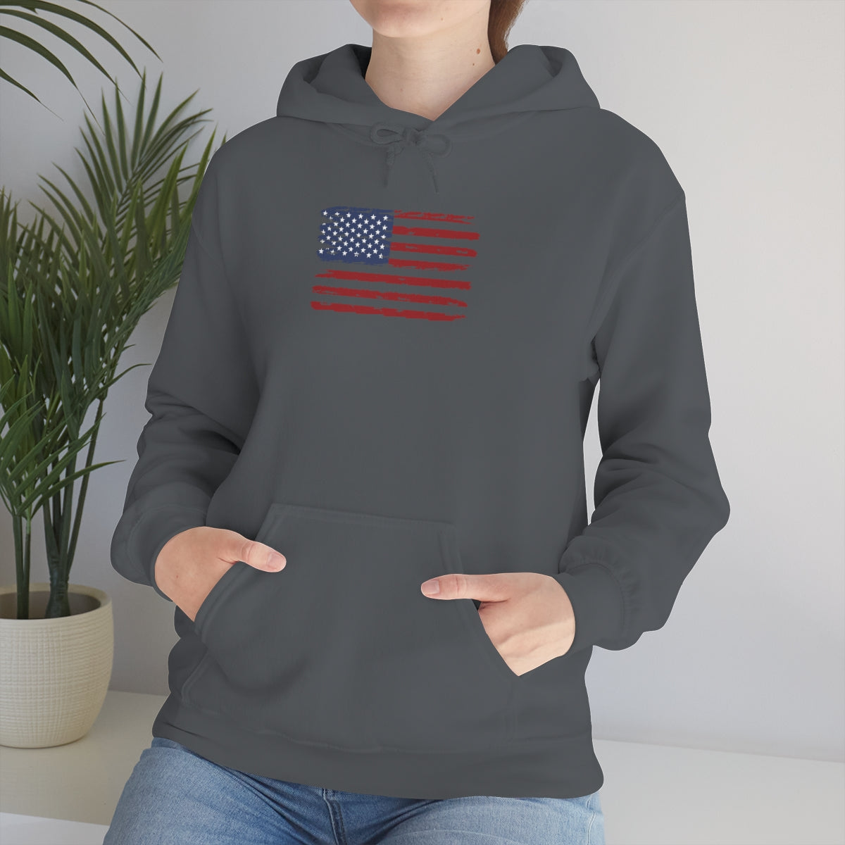 American Flag Hooded Sweatshirt