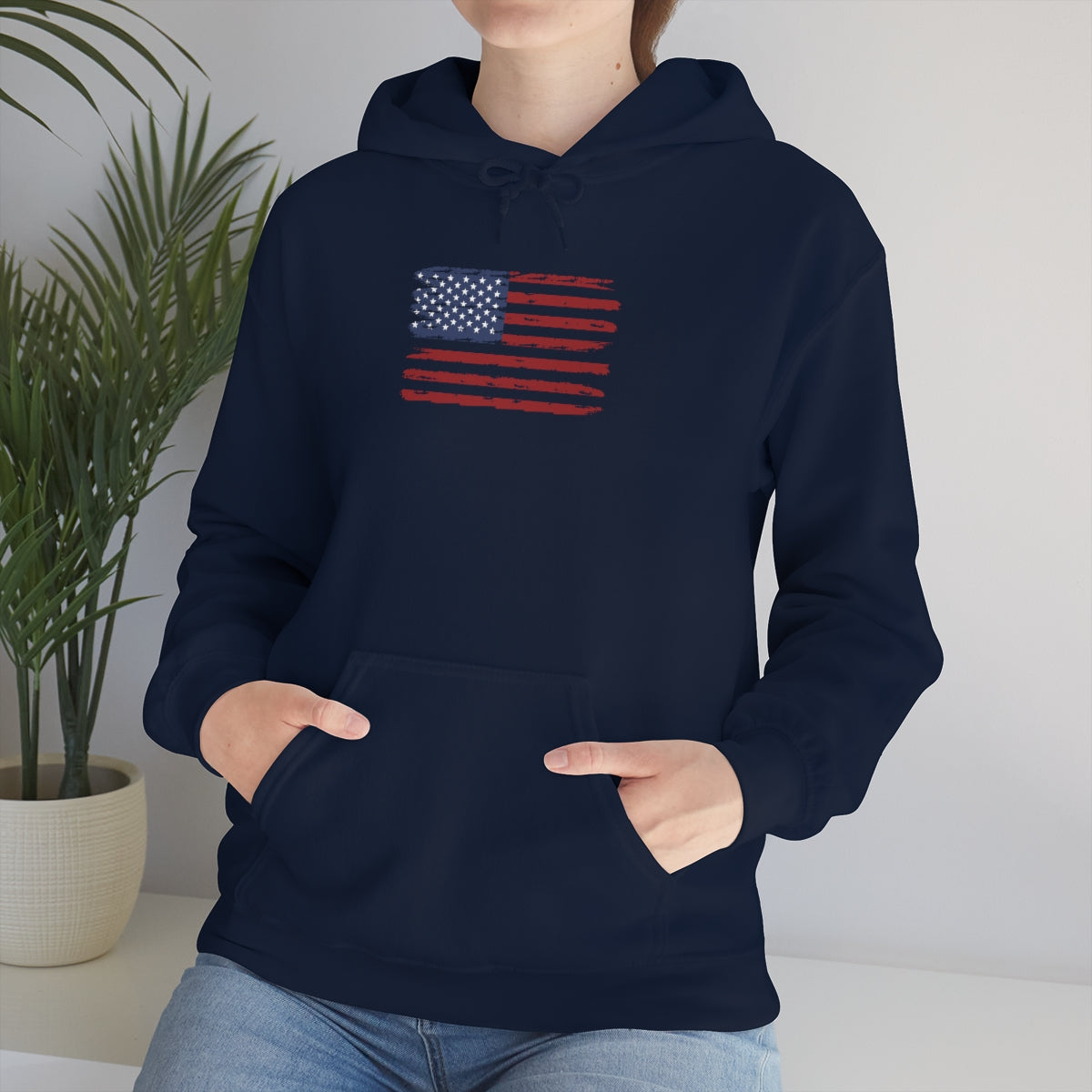 American Flag Hooded Sweatshirt