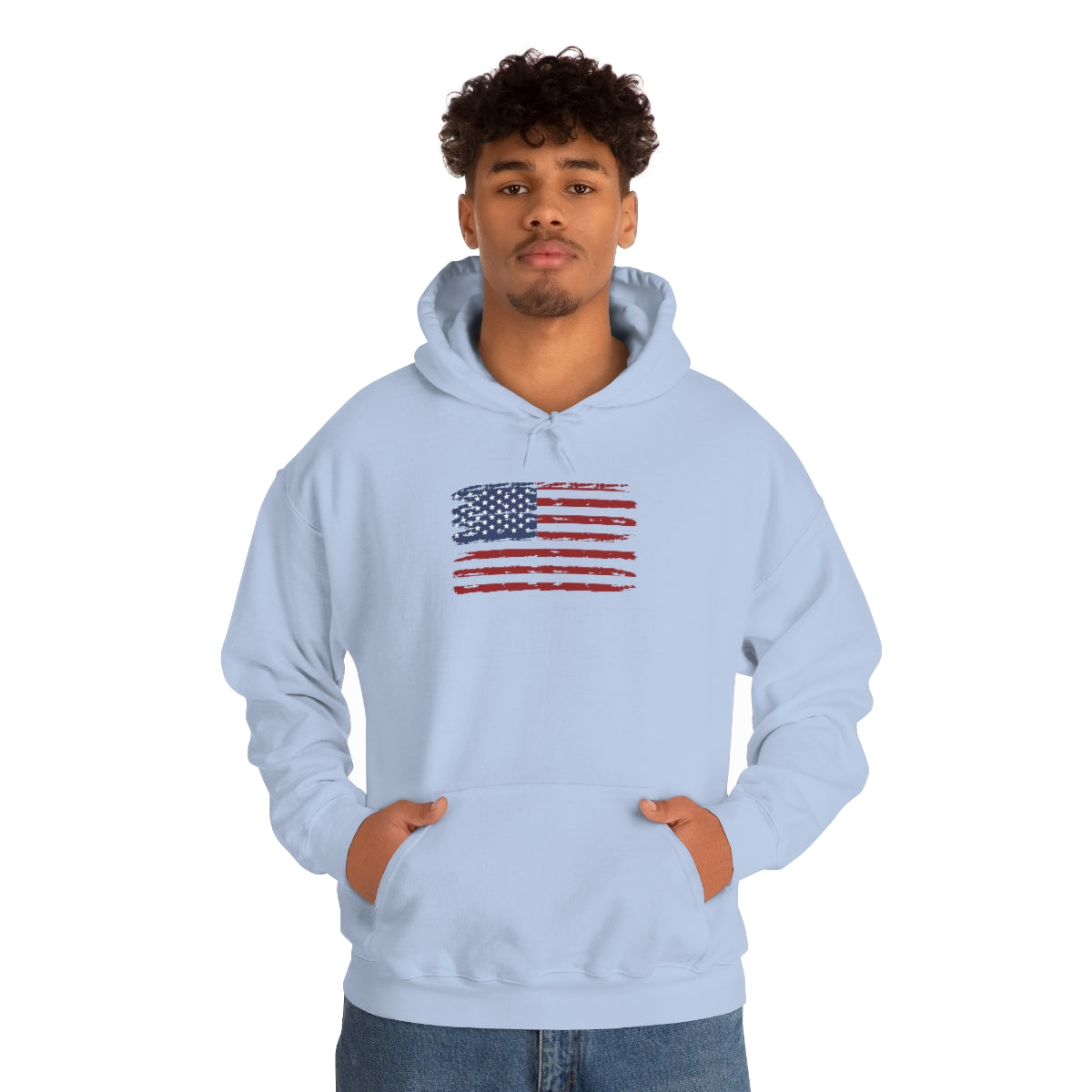 American Flag Hooded Sweatshirt