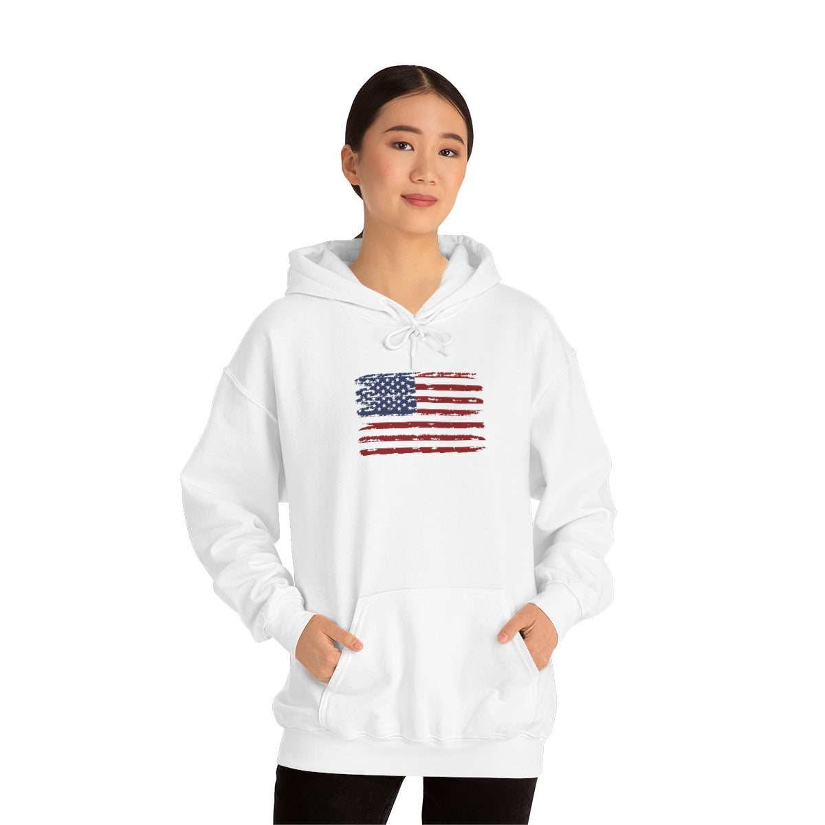 American Flag Hooded Sweatshirt