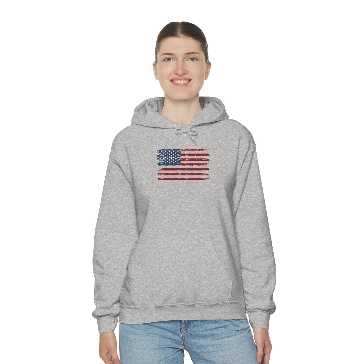 American Flag Hooded Sweatshirt