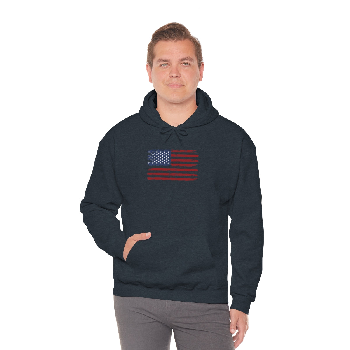 American Flag Hooded Sweatshirt