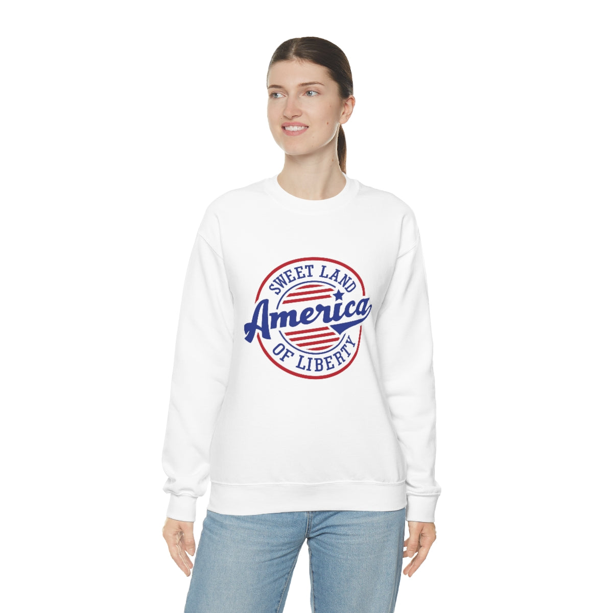 Sweet Land of Liberty Unisex Crewneck Sweatshirt