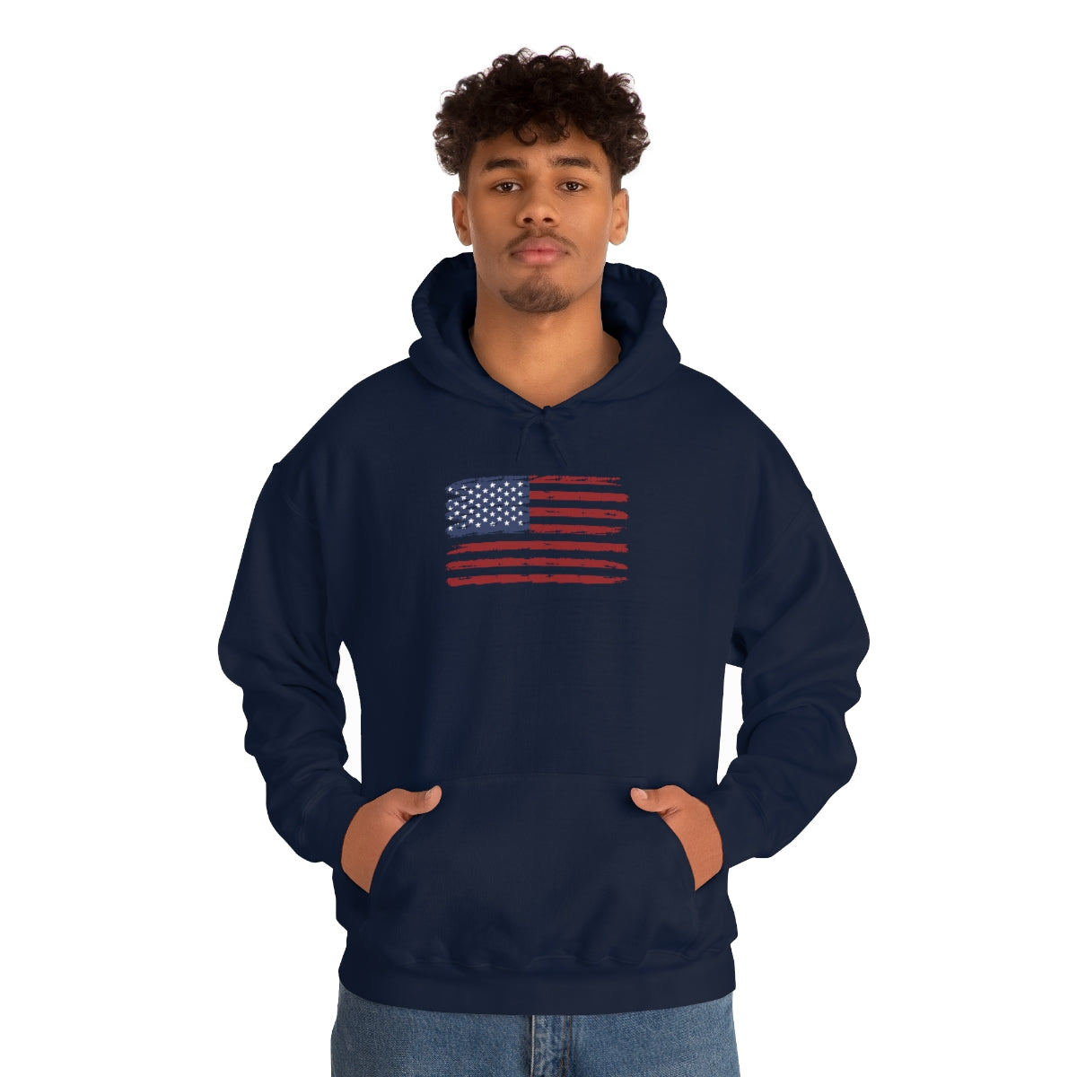 American Flag Hooded Sweatshirt