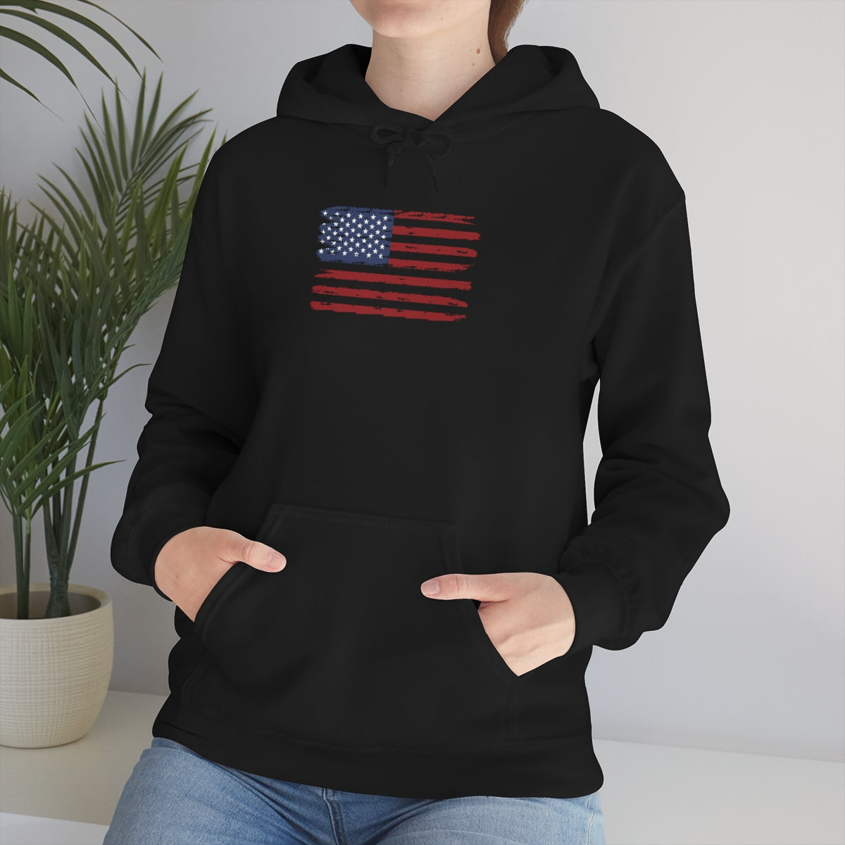 American Flag Hooded Sweatshirt