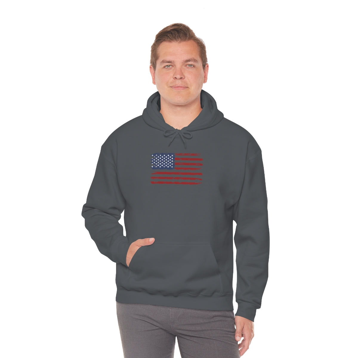 American Flag Hooded Sweatshirt