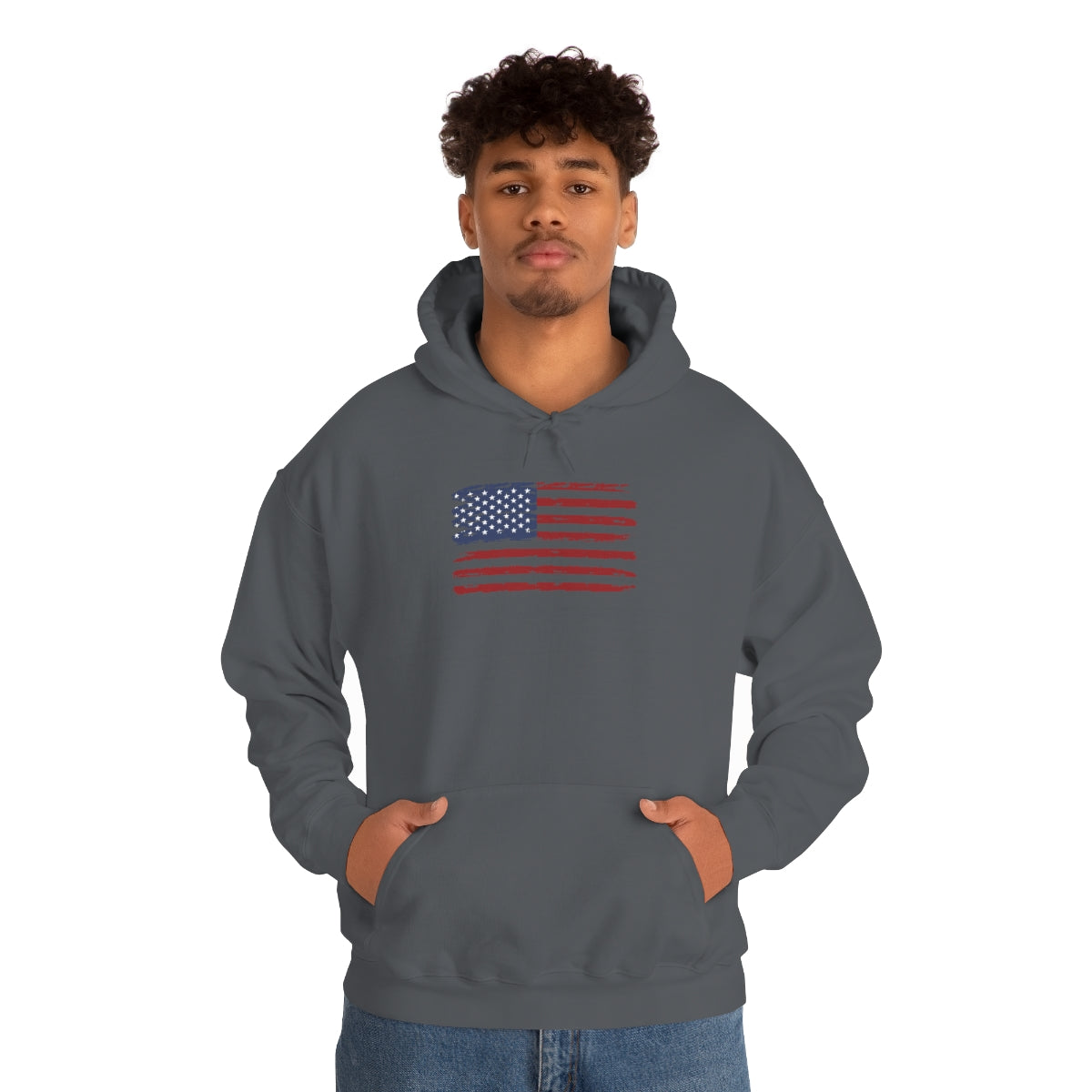 American Flag Hooded Sweatshirt