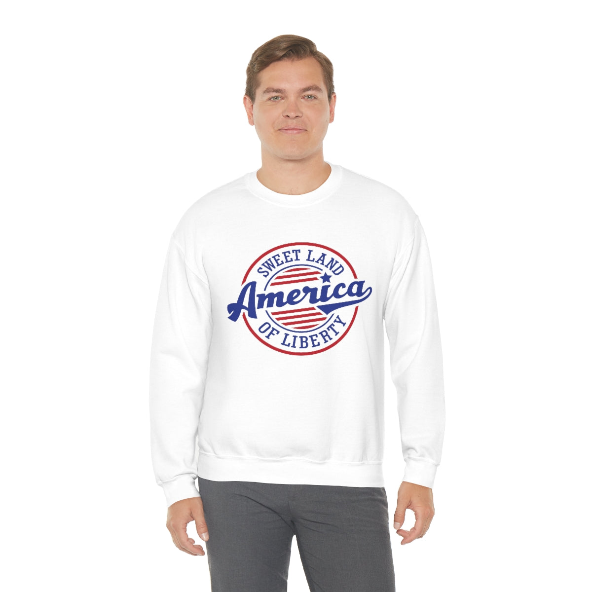 Sweet Land of Liberty Unisex Crewneck Sweatshirt