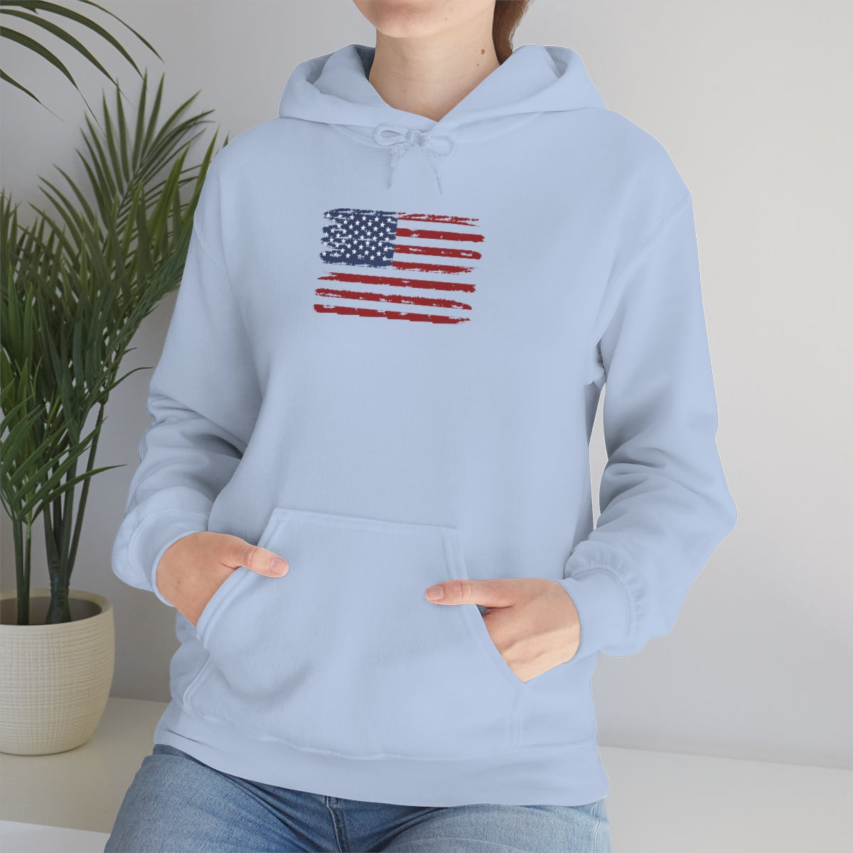 American Flag Hooded Sweatshirt