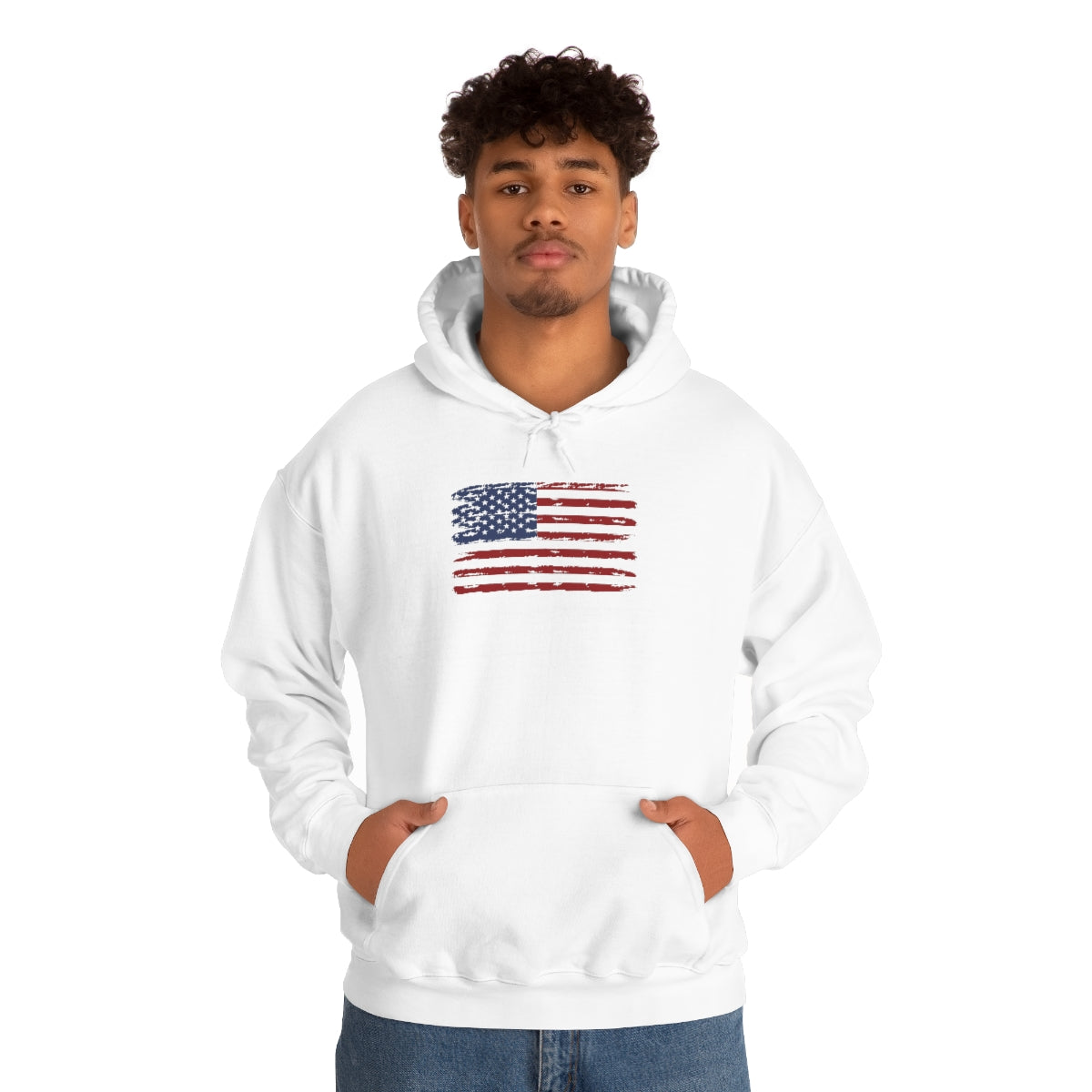 American Flag Hooded Sweatshirt