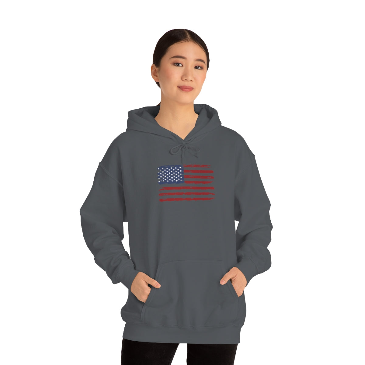 American Flag Hooded Sweatshirt