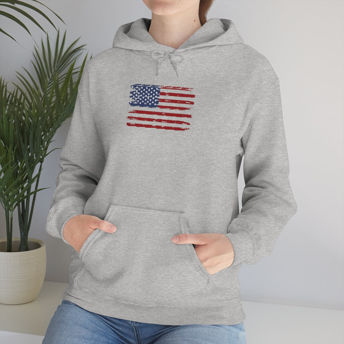 American Flag Hooded Sweatshirt