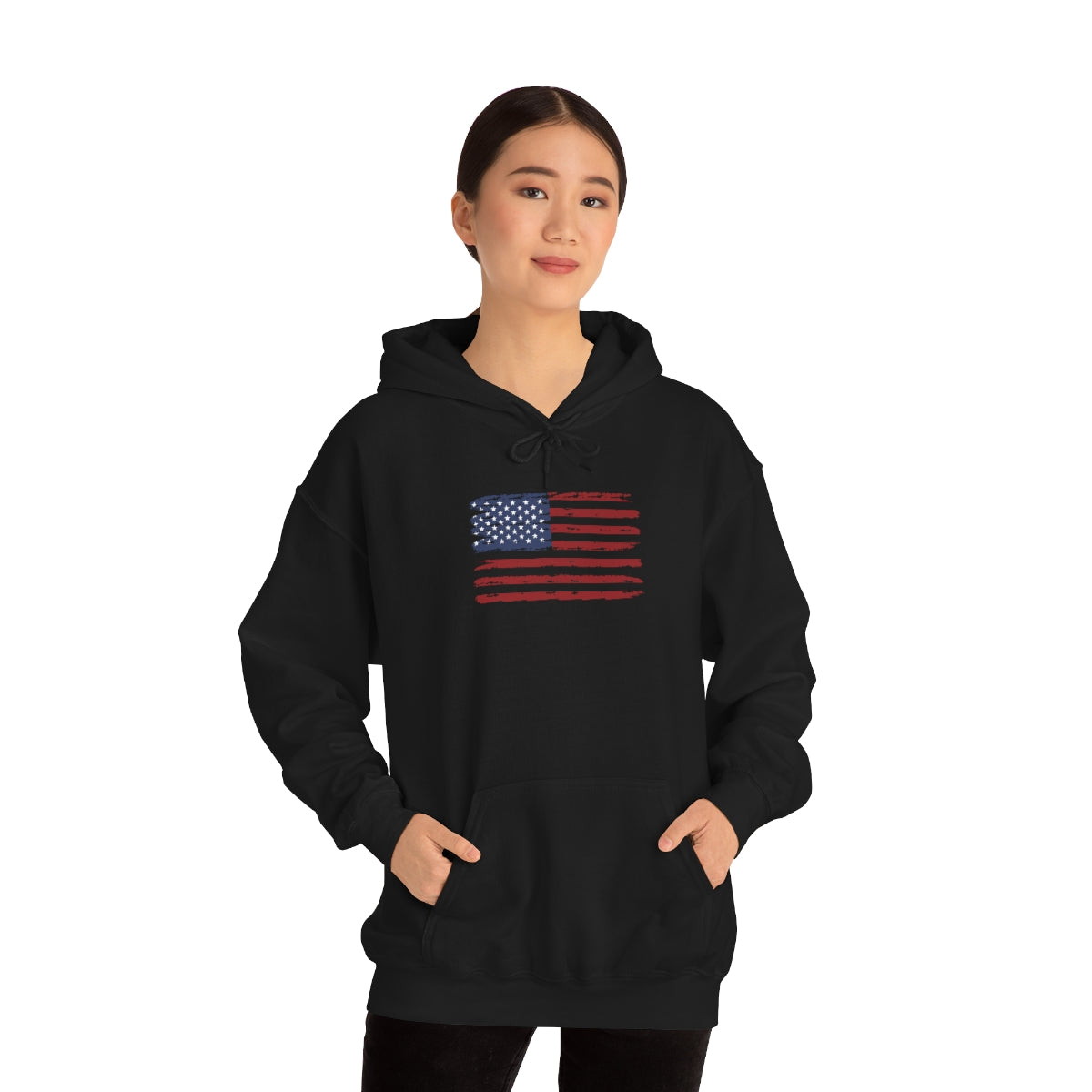 American Flag Hooded Sweatshirt
