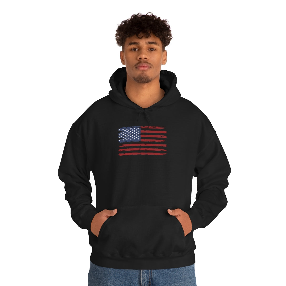 American Flag Hooded Sweatshirt