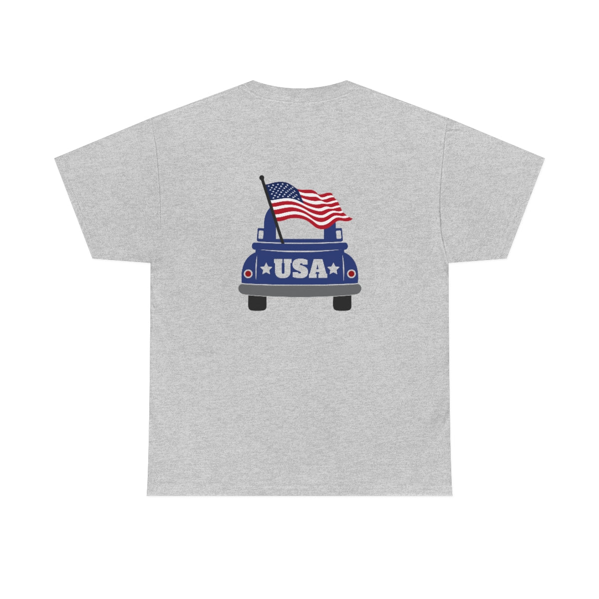 USA Car Unisex Heavy Cotton Tee