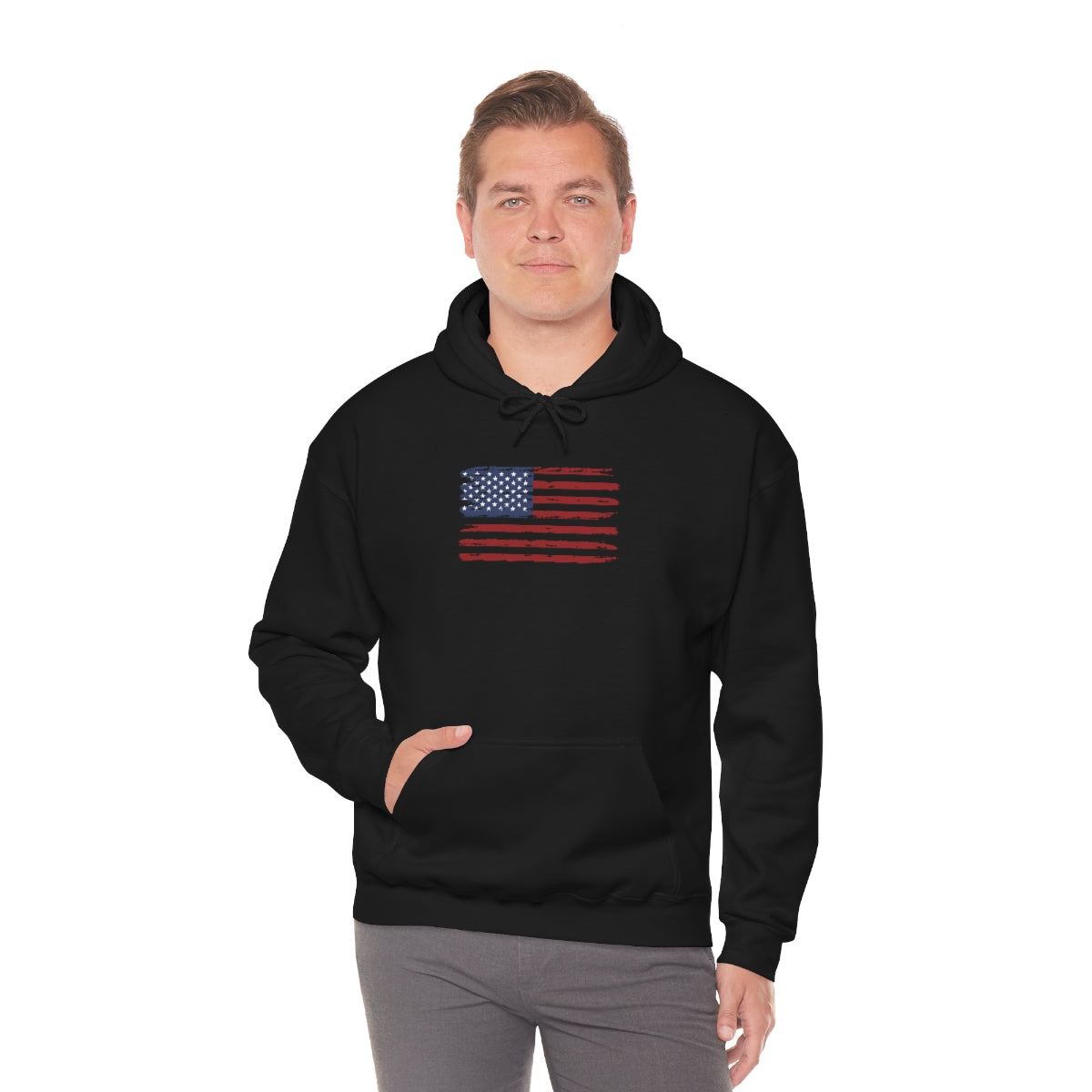 American Flag Hooded Sweatshirt