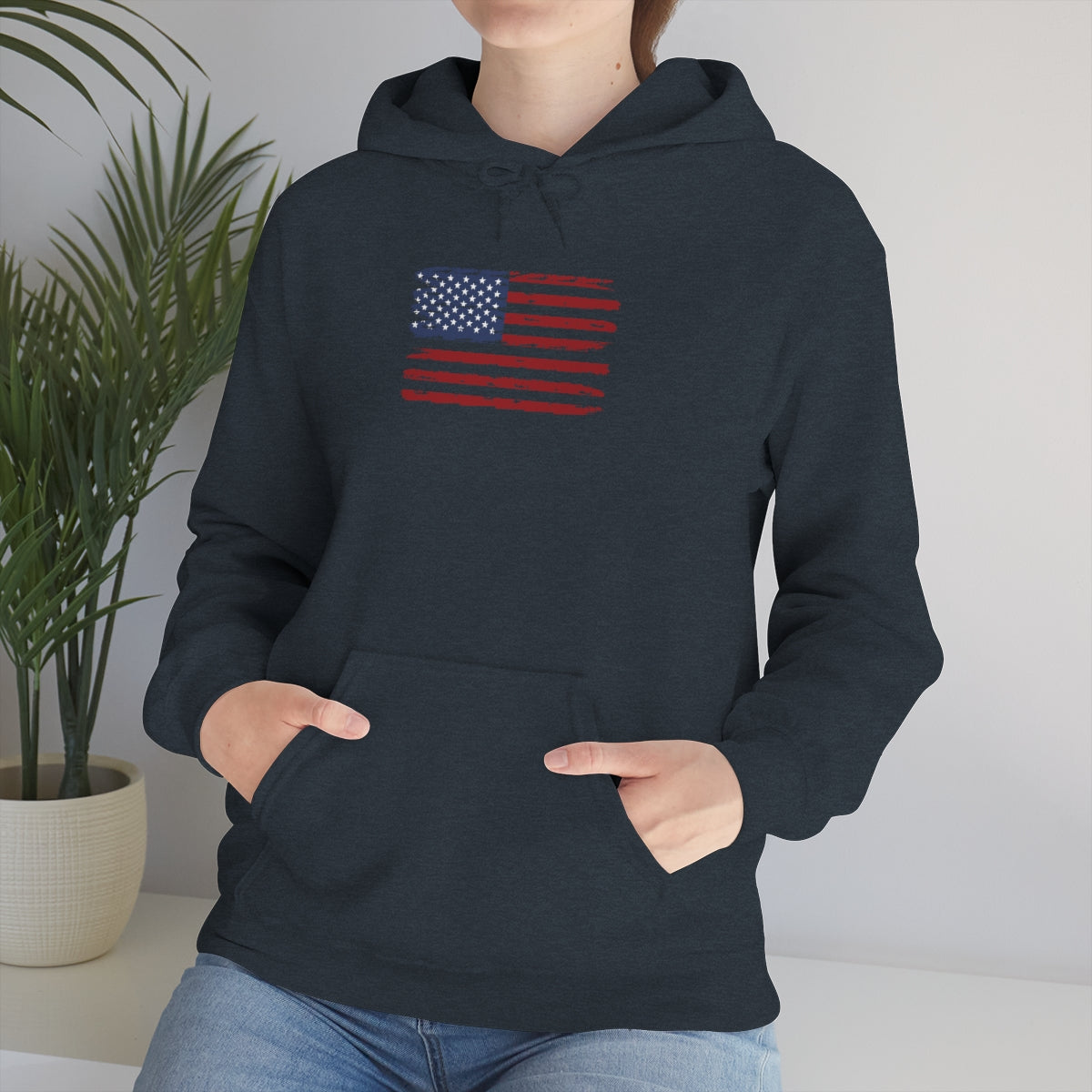 American Flag Hooded Sweatshirt