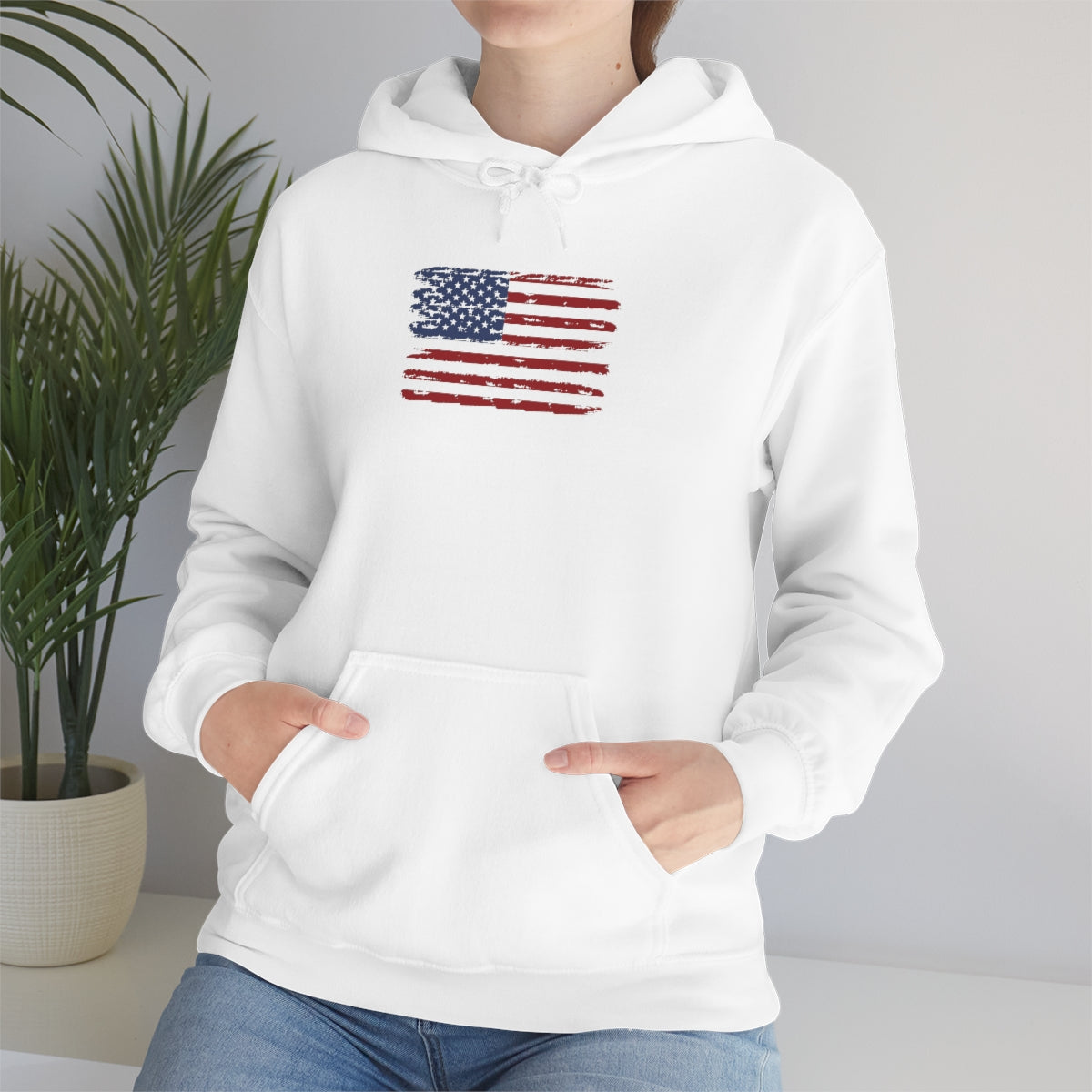 American Flag Hooded Sweatshirt