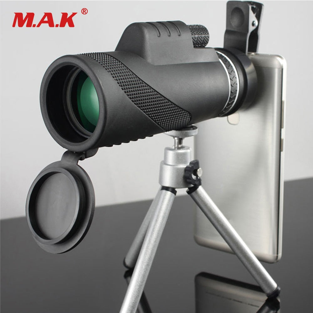 High Quality Monocular 40x60 Powerful Binoculars Zoom Field Glasses Great Handheld Telescope Military HD Professional Hunting