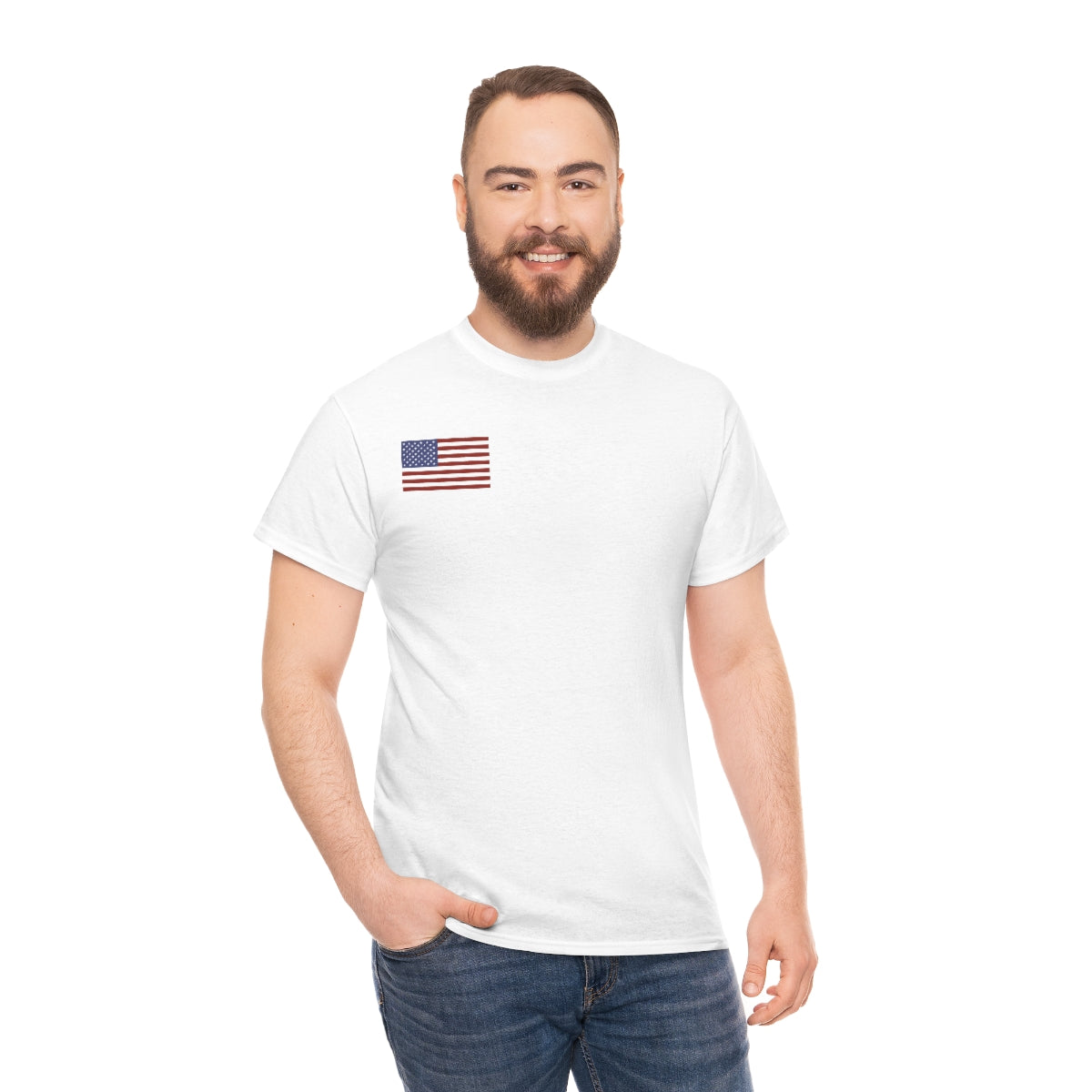 USA Car Unisex Heavy Cotton Tee