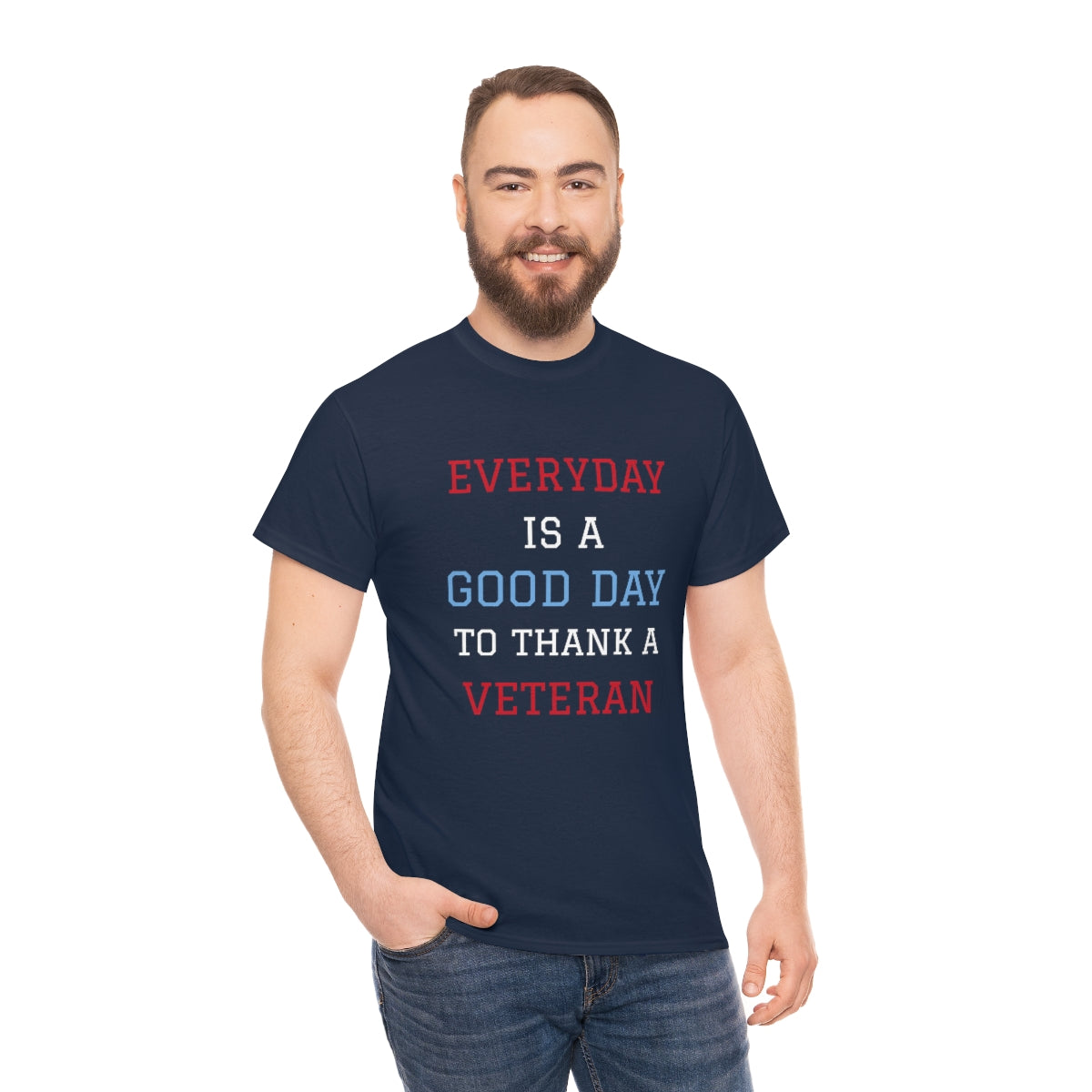 Thank a Veteran Unisex Heavy Cotton Tee