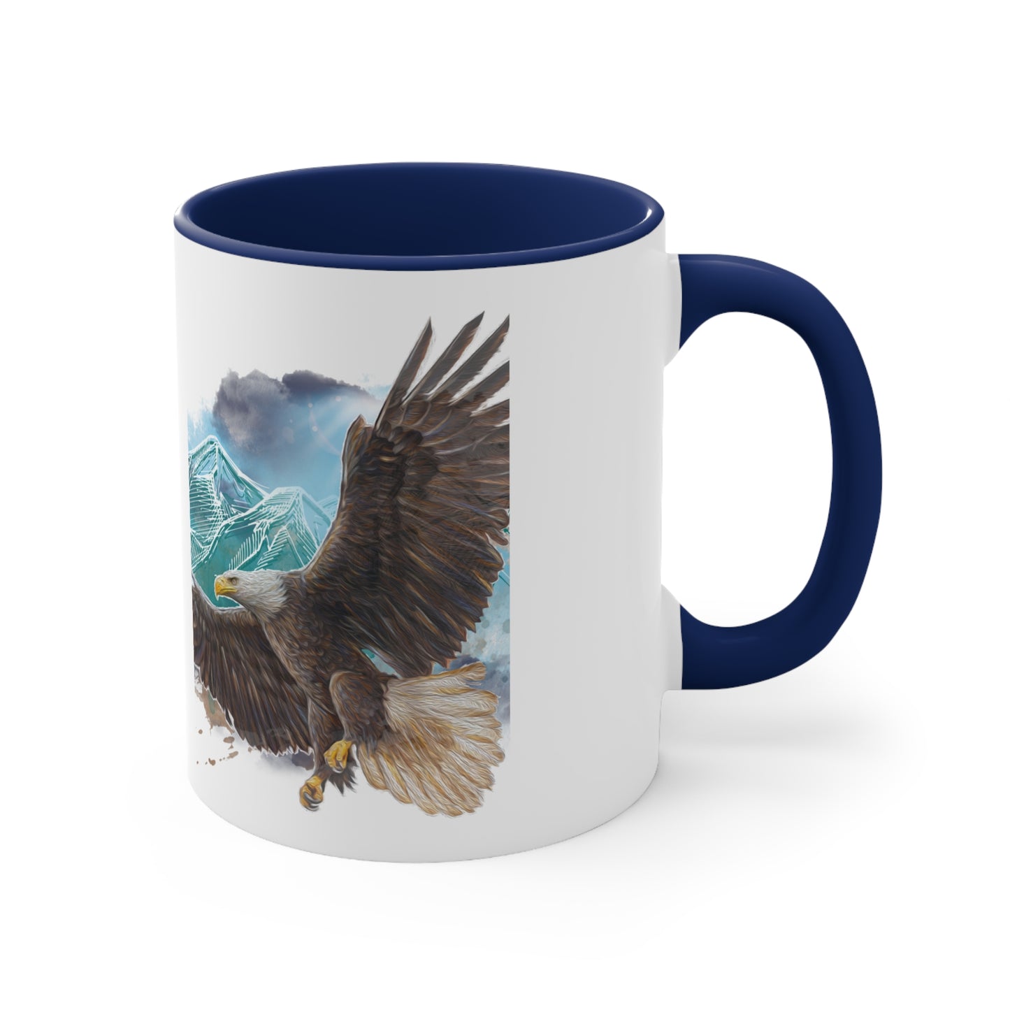 Eagle & American Flag #3 Mug, 11oz