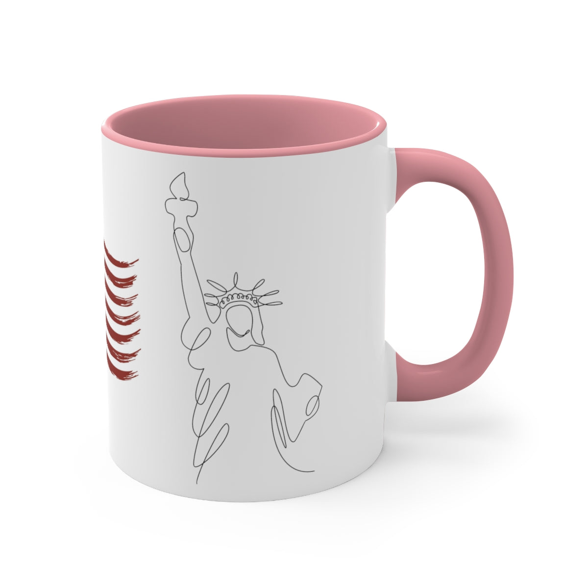 Statue of Liberty and Flag Coffee Mug