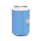 "Bed Wine & Blue" Fun Can Cooler Sleeve