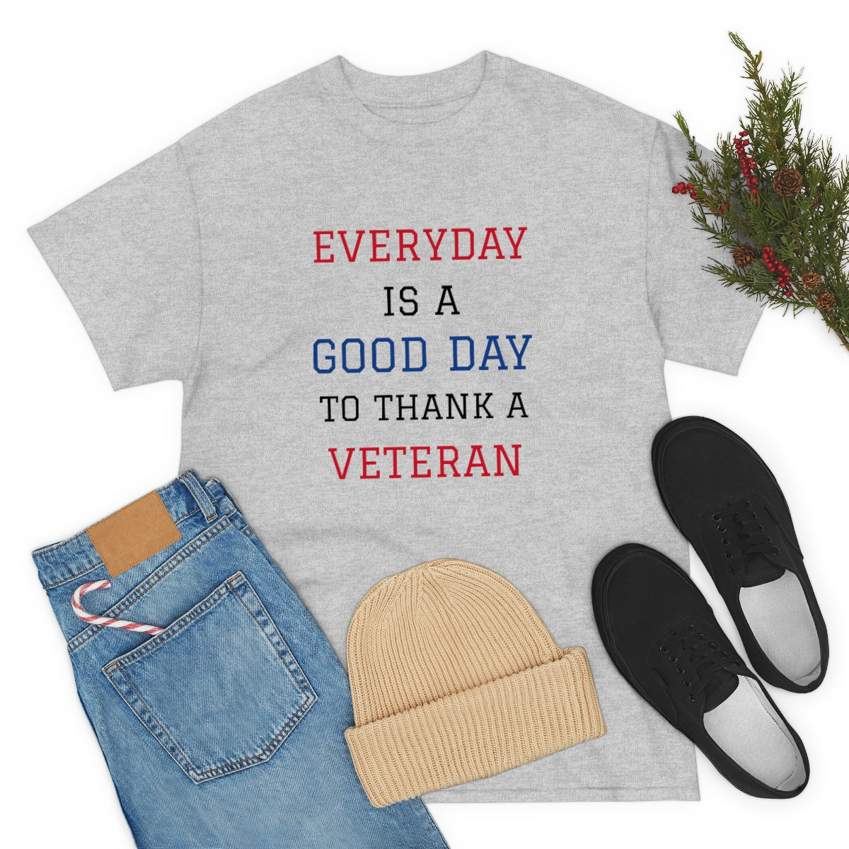 Thank a Veteran Unisex Heavy Cotton Tee