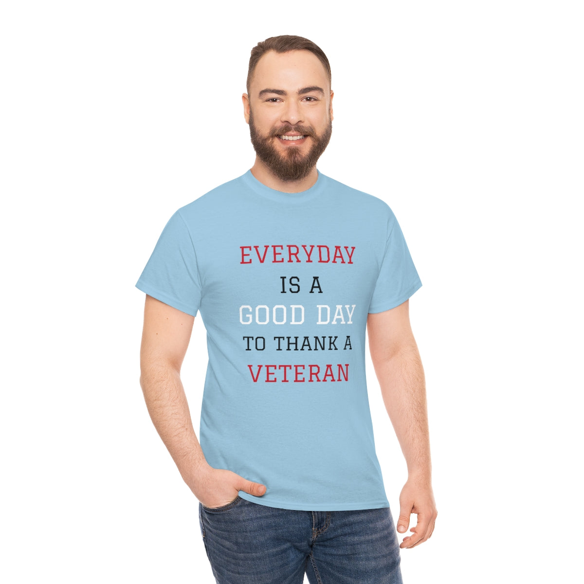 Thank a Veteran Unisex Heavy Cotton Tee