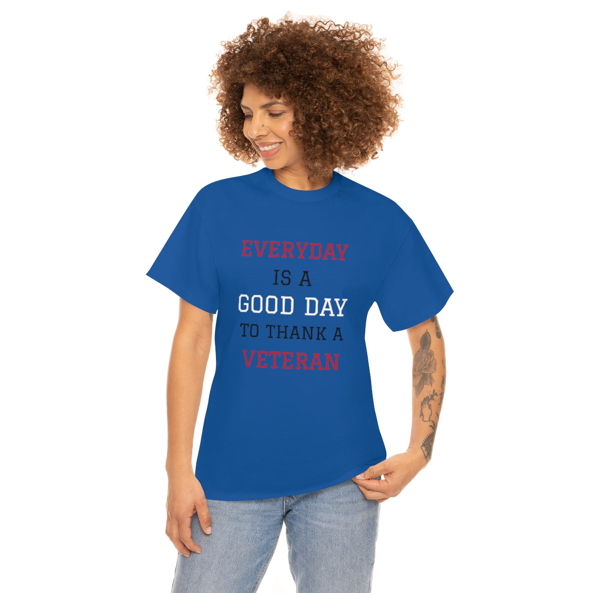 Thank a Veteran Unisex Heavy Cotton Tee