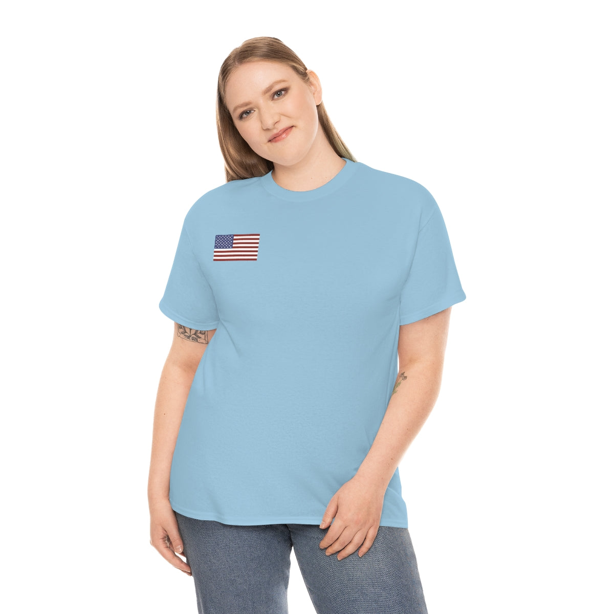 USA Car Unisex Heavy Cotton Tee