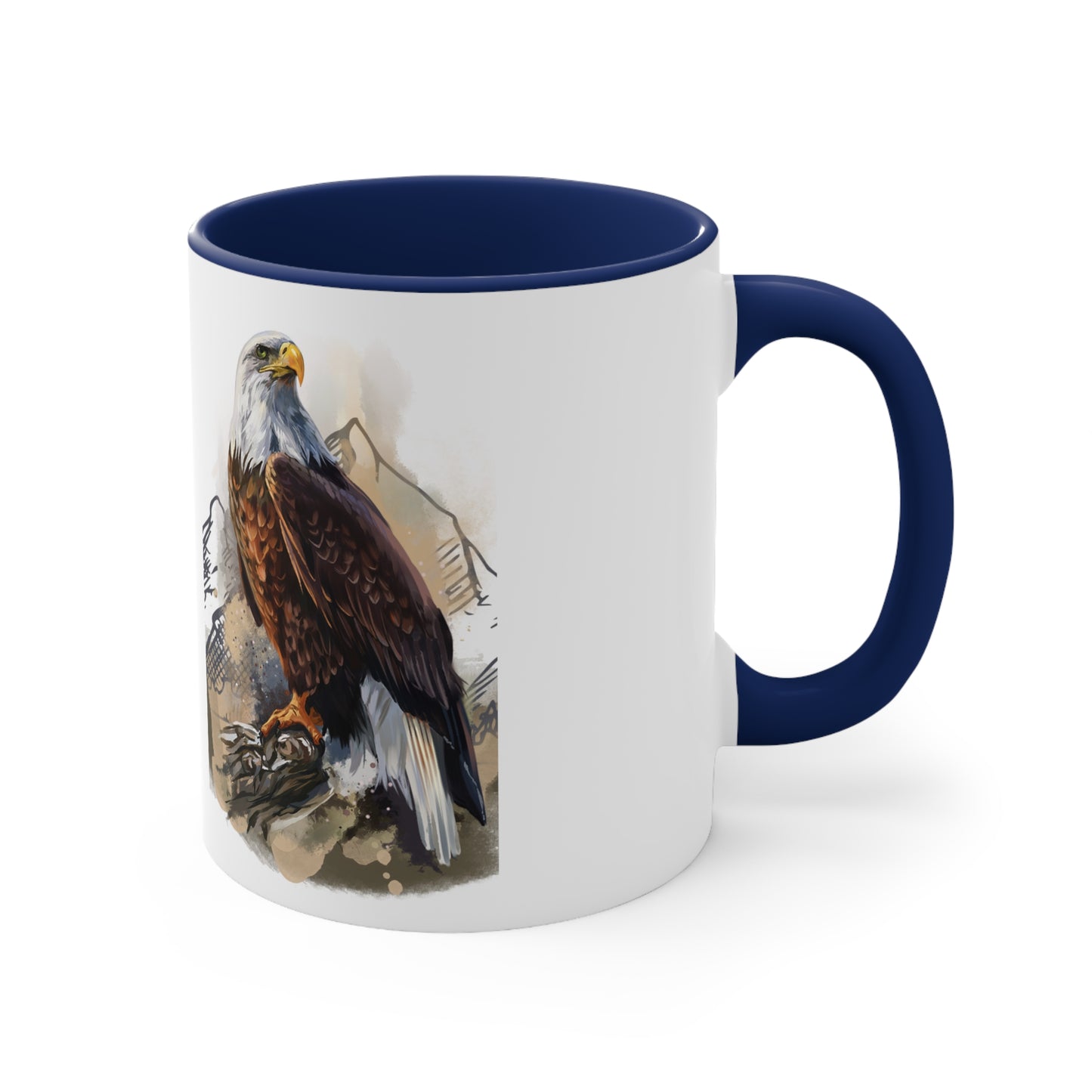 Eagle & American Flag #2 Mug, 11oz