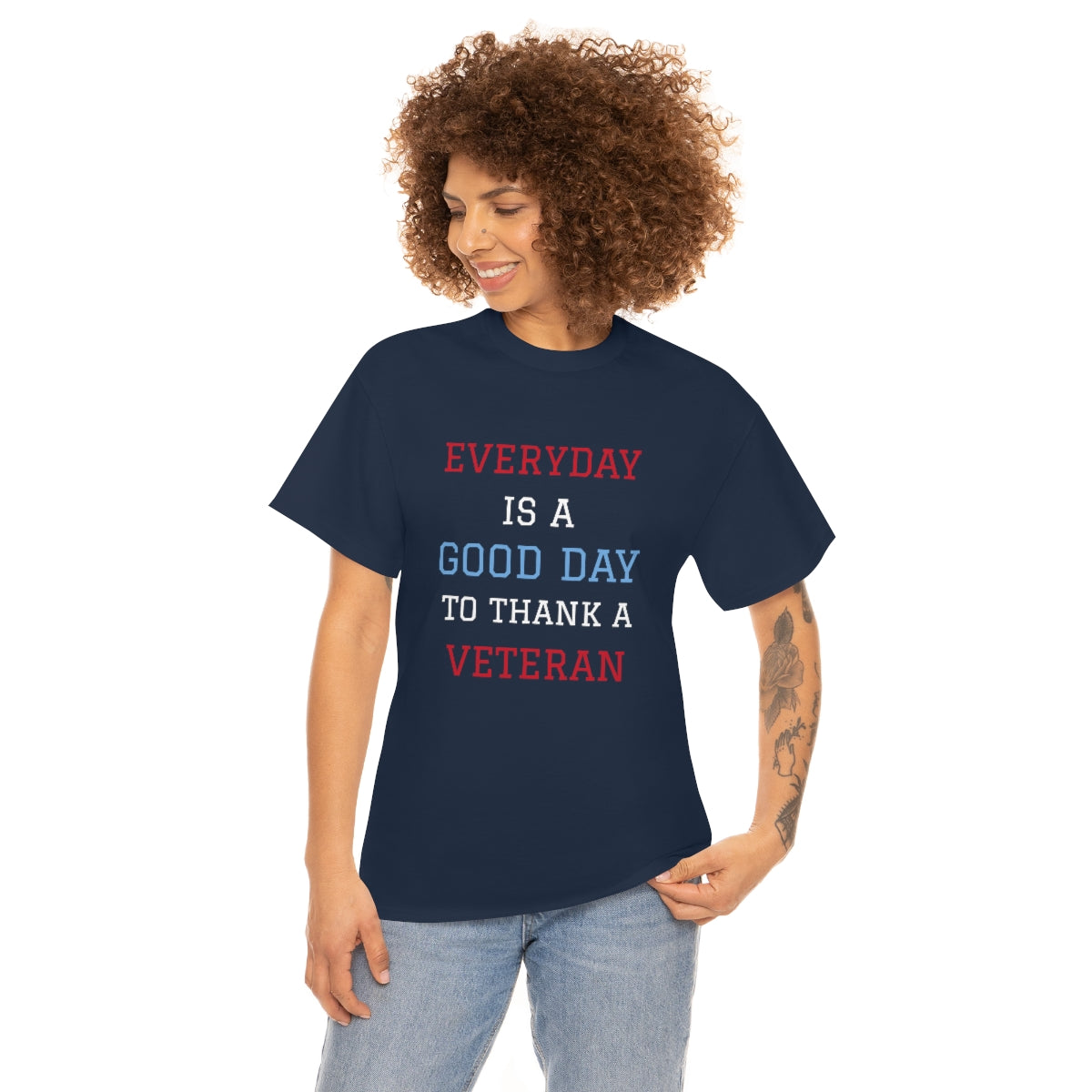 Thank a Veteran Unisex Heavy Cotton Tee