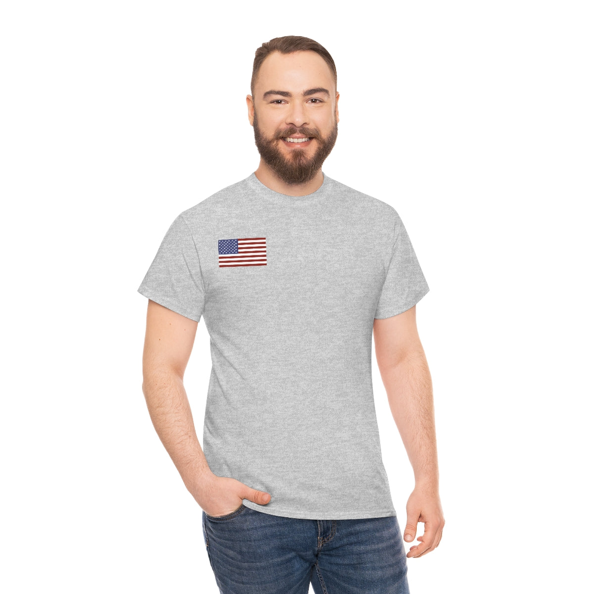 USA Car Unisex Heavy Cotton Tee