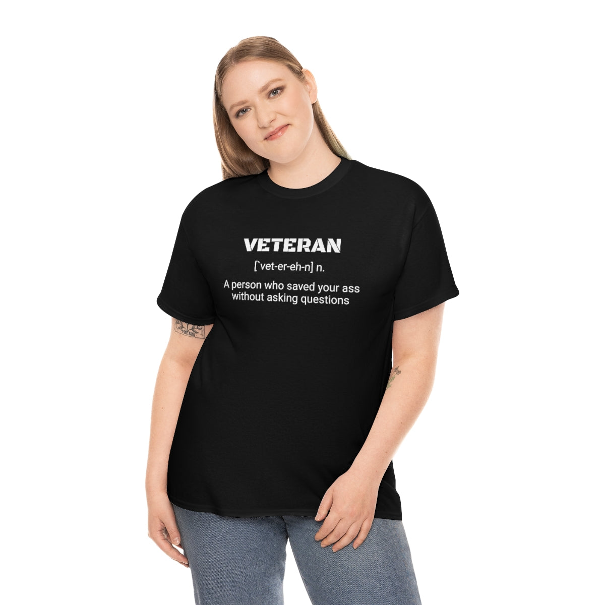 VETERAN - a person who saved your ass without asking questions