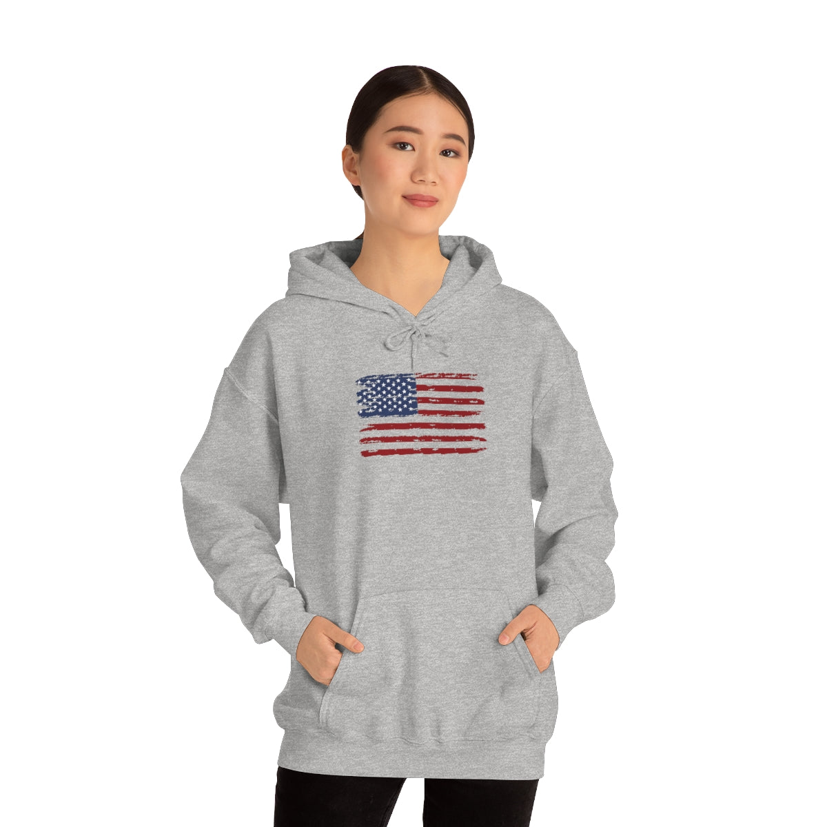 American Flag Hooded Sweatshirt