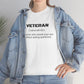 VETERAN - a person who saved your ass without asking questions