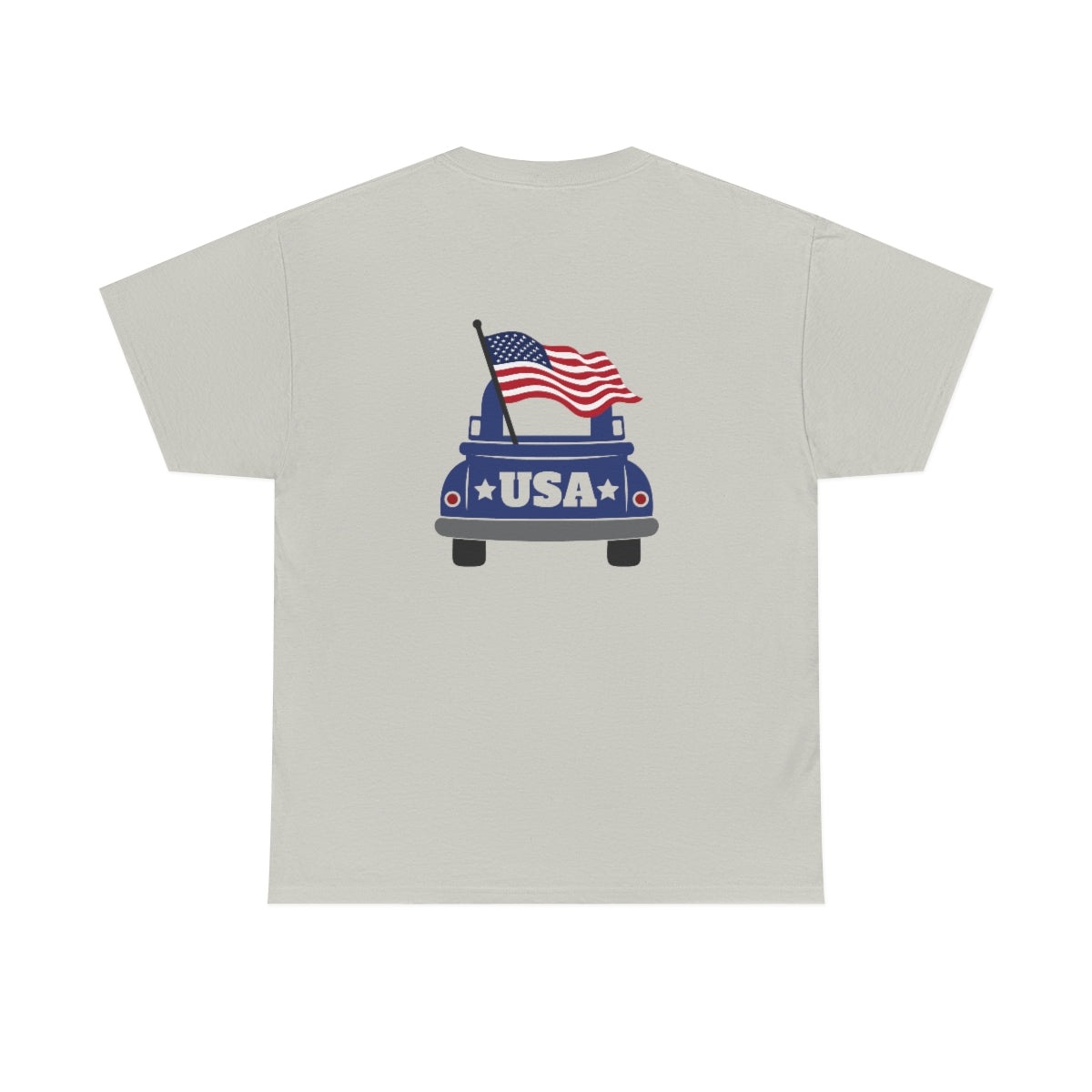 USA Car Unisex Heavy Cotton Tee