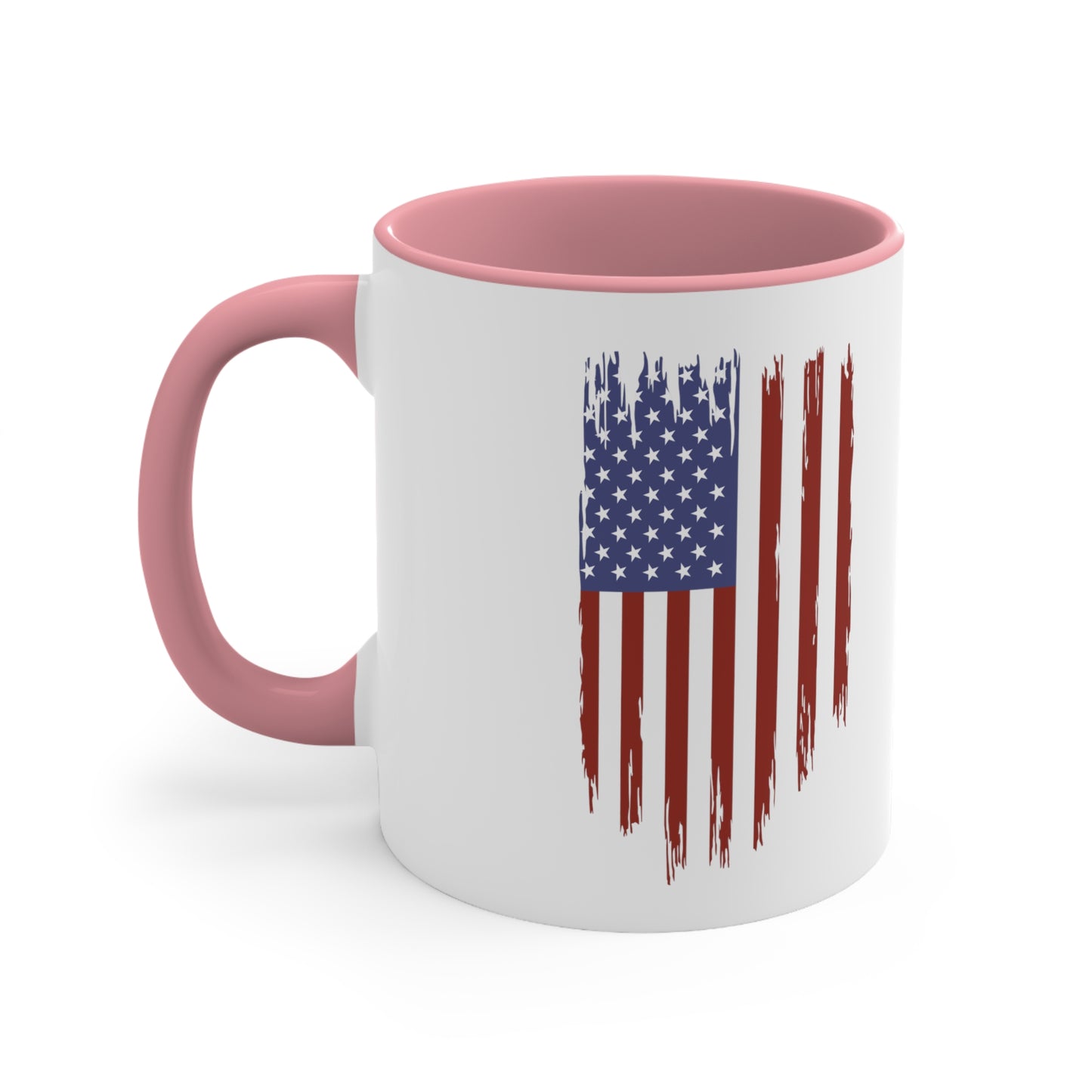 Horses & American Flag Mug, 11oz