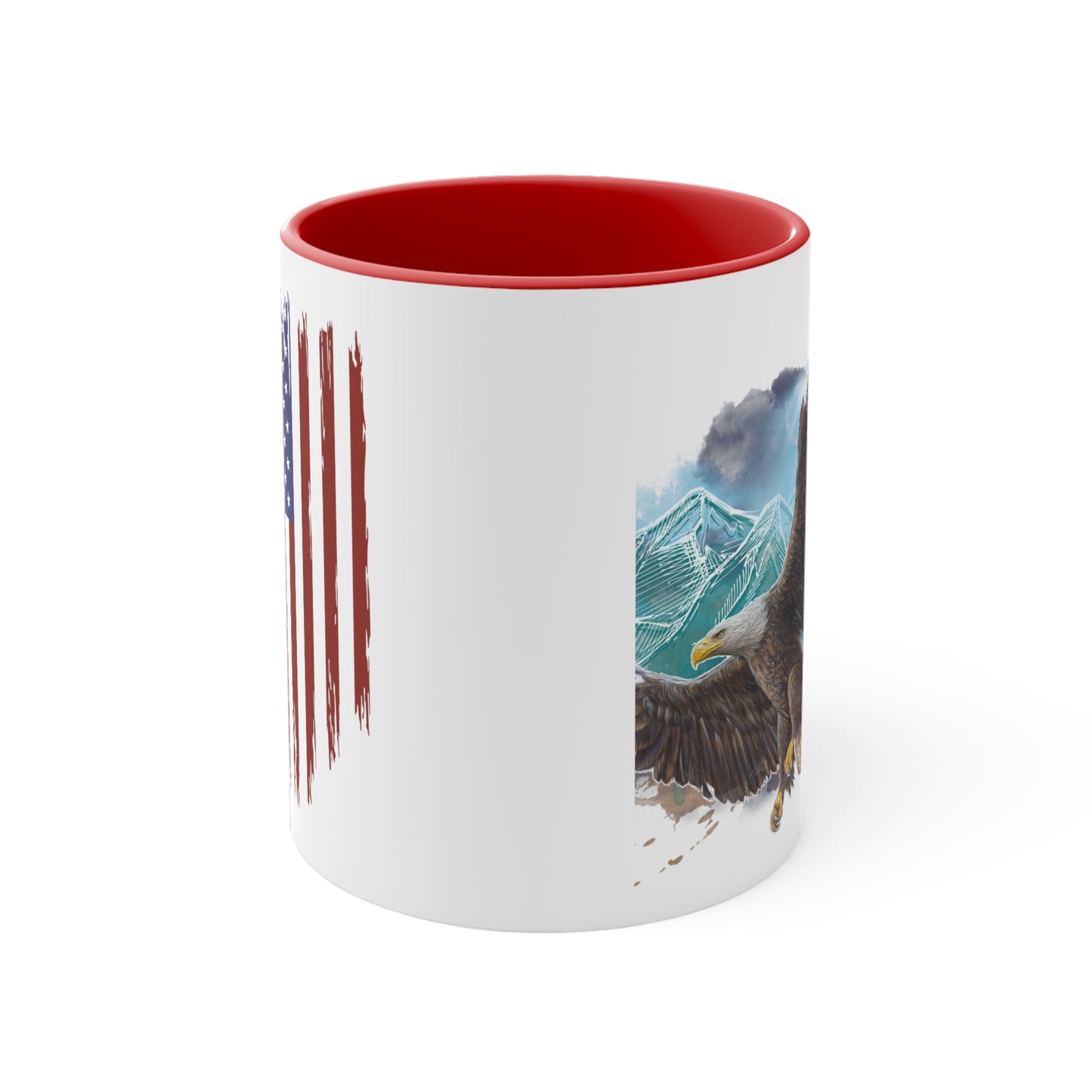 Eagle & American Flag #3 Mug, 11oz