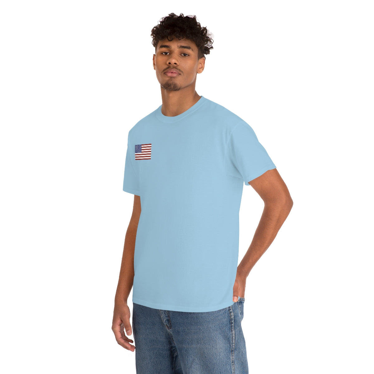 USA Car Unisex Heavy Cotton Tee