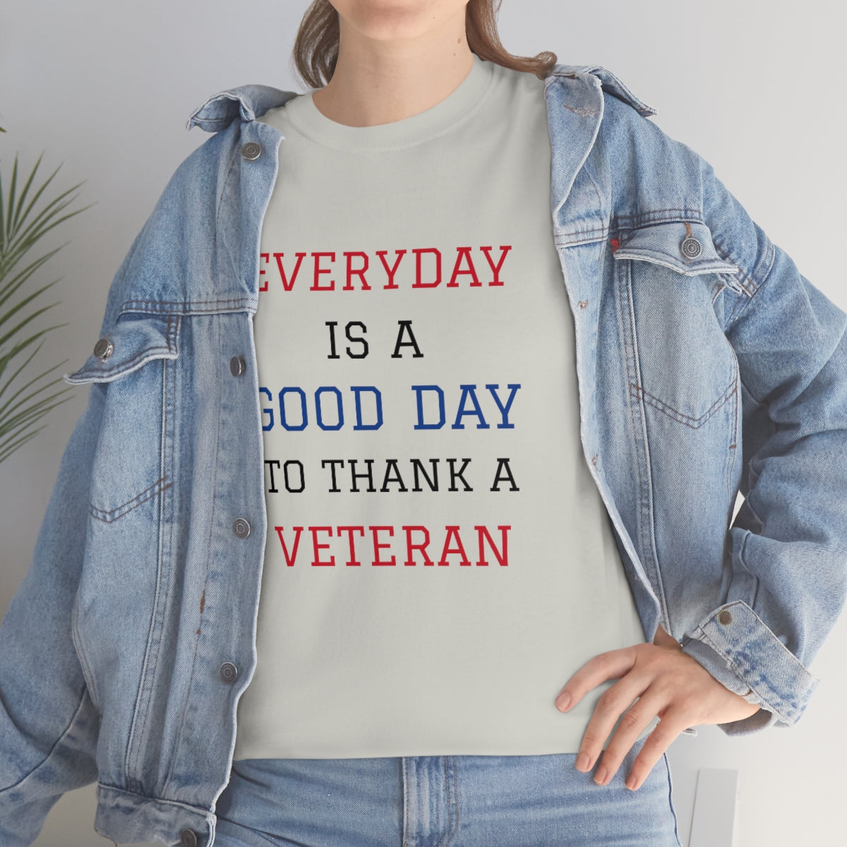 Thank a Veteran Unisex Heavy Cotton Tee