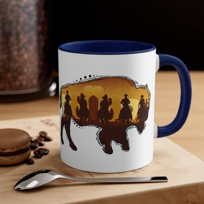 Cowboy Bison & Howdy Bitches Mug, 11oz