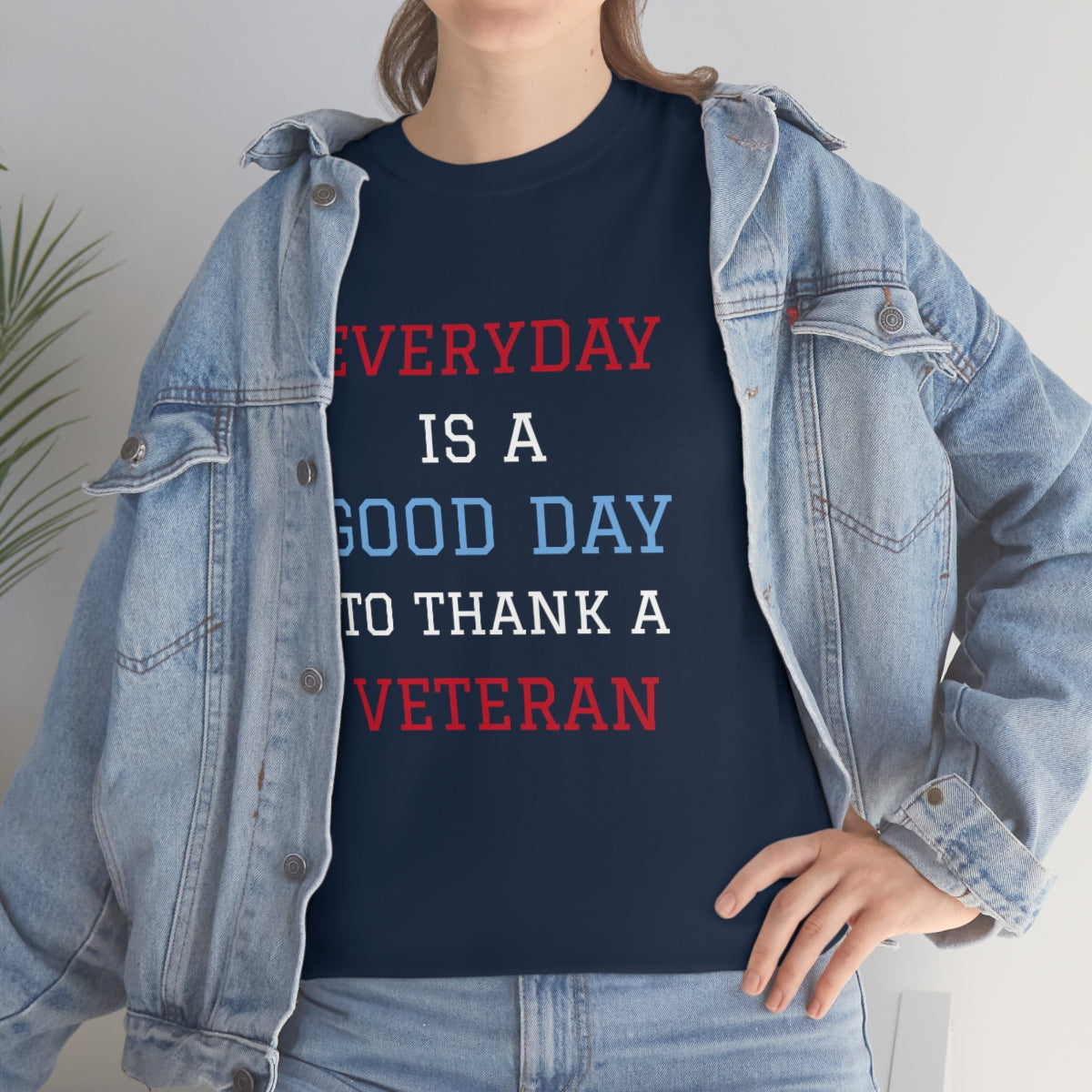 Thank a Veteran Unisex Heavy Cotton Tee