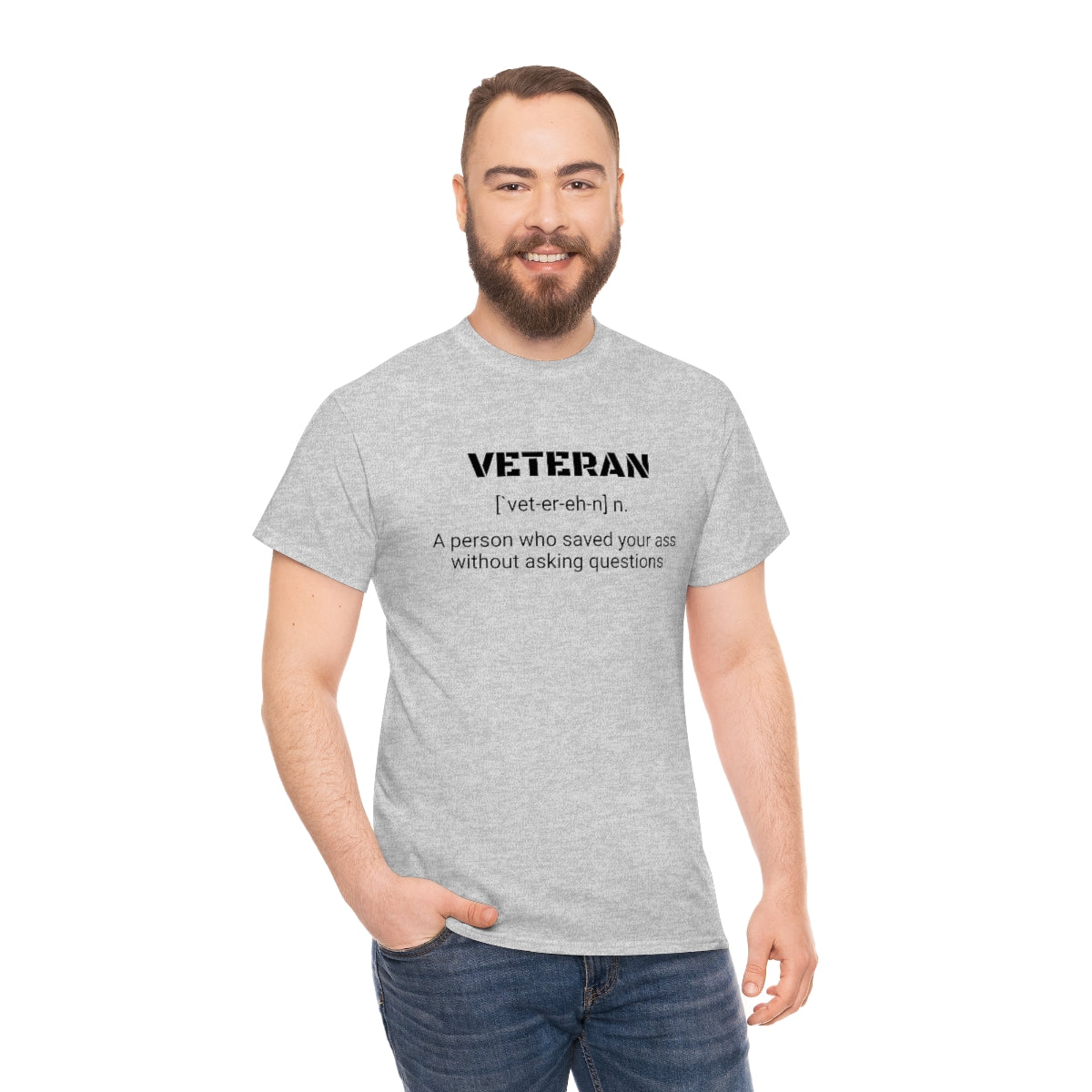 VETERAN - a person who saved your ass without asking questions